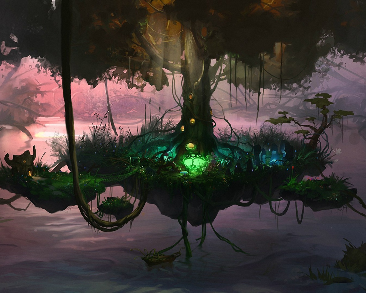 Сказочное летающее дерево