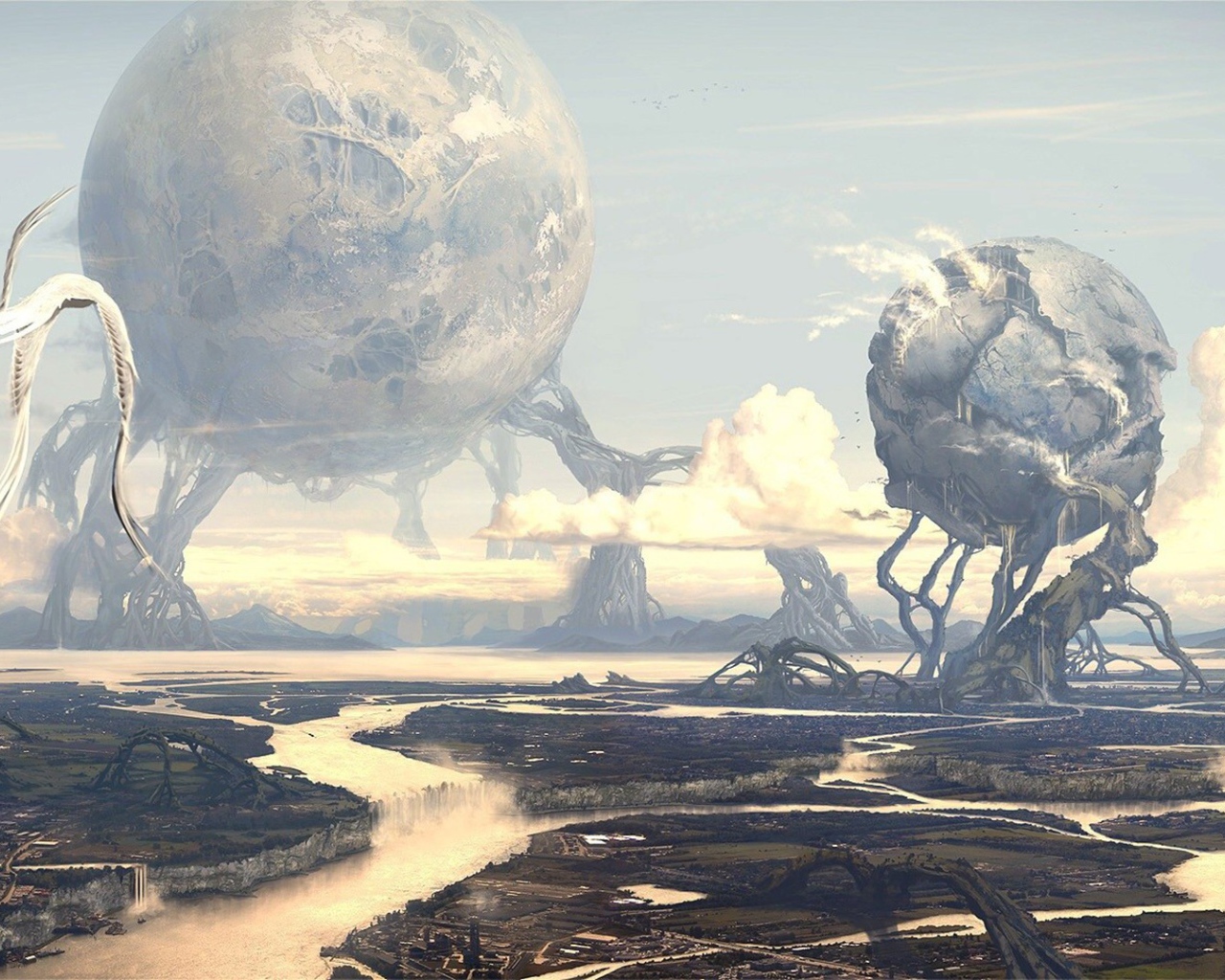 Фантастические деревья в чужом мире