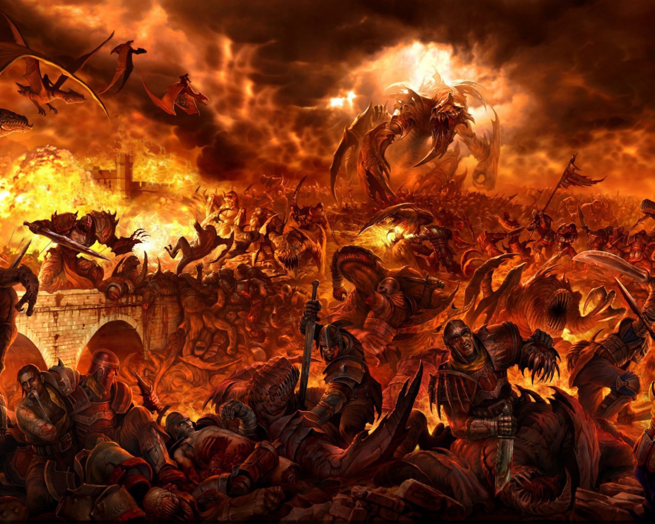 Огненная битва фентези