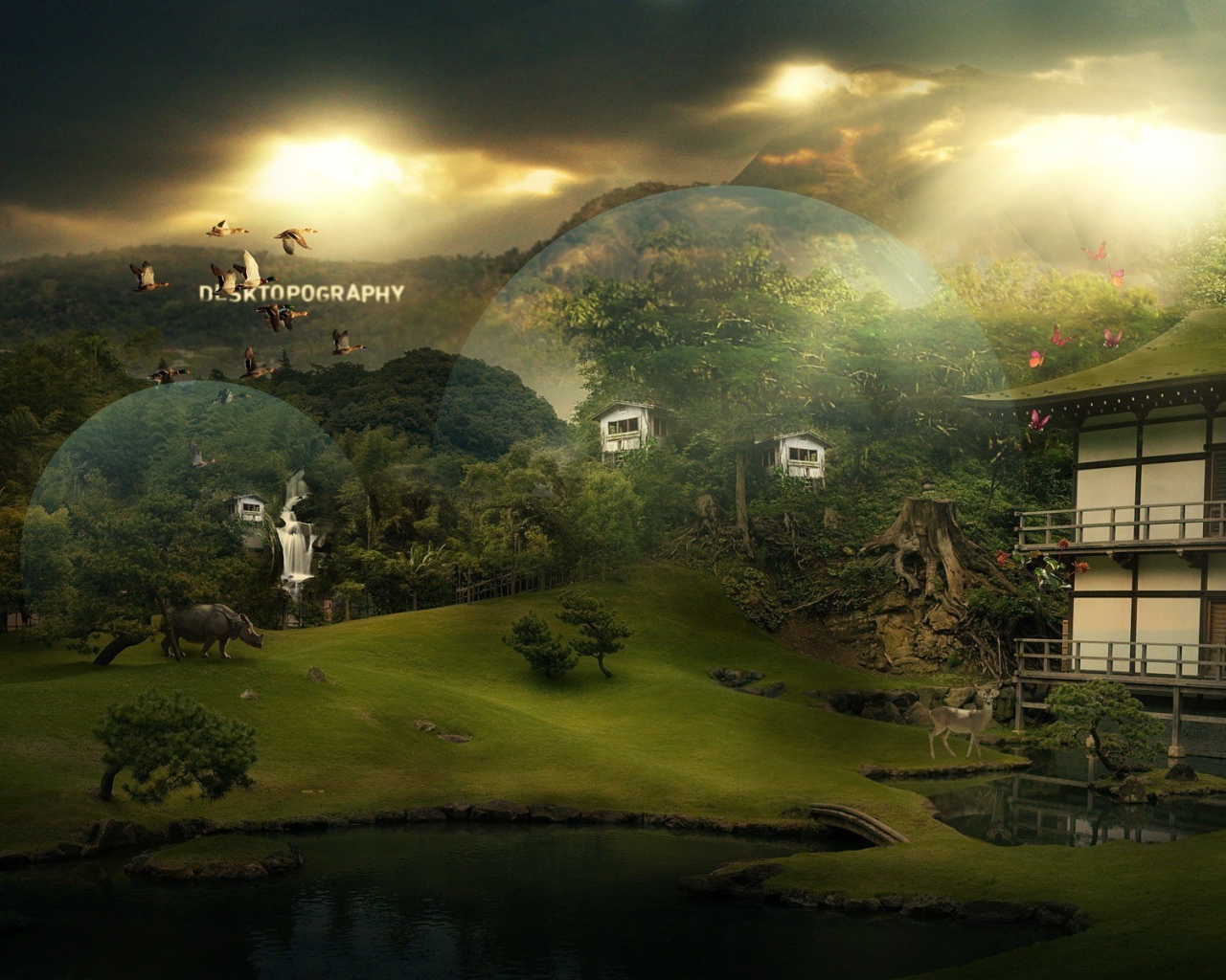 Силовые поля создают безопасность дома