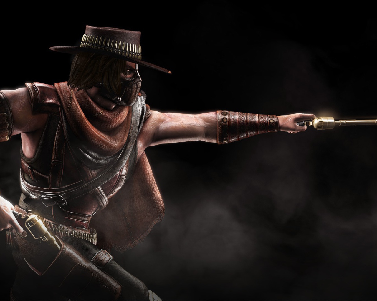 Гангстер в черной шляпе