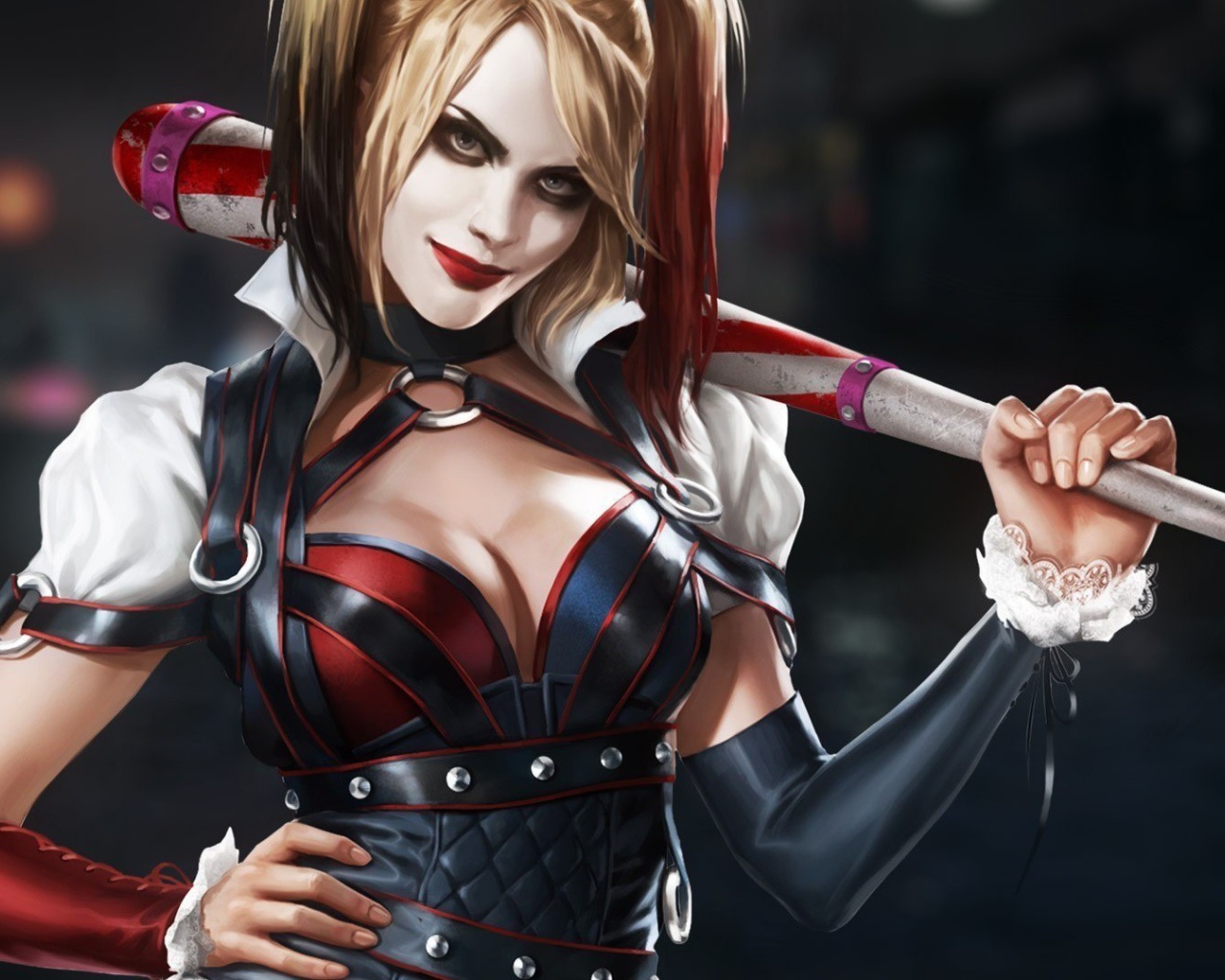 Девушка из комикса Харли Квинн