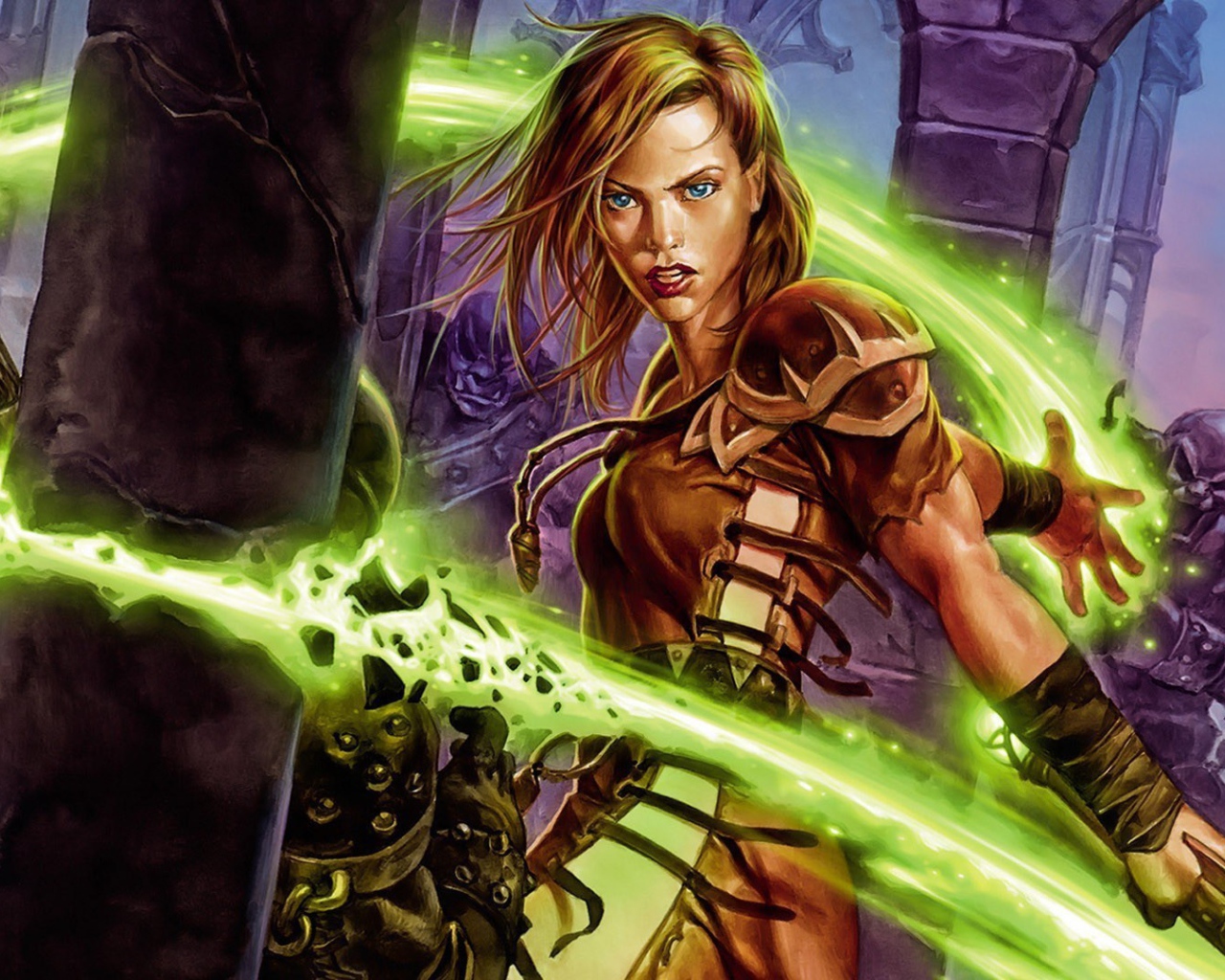 Девушка воин маг