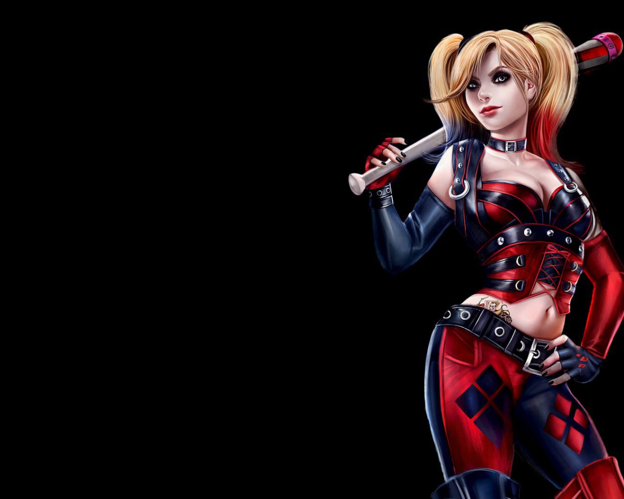 Девушка с битой Харли Квинн