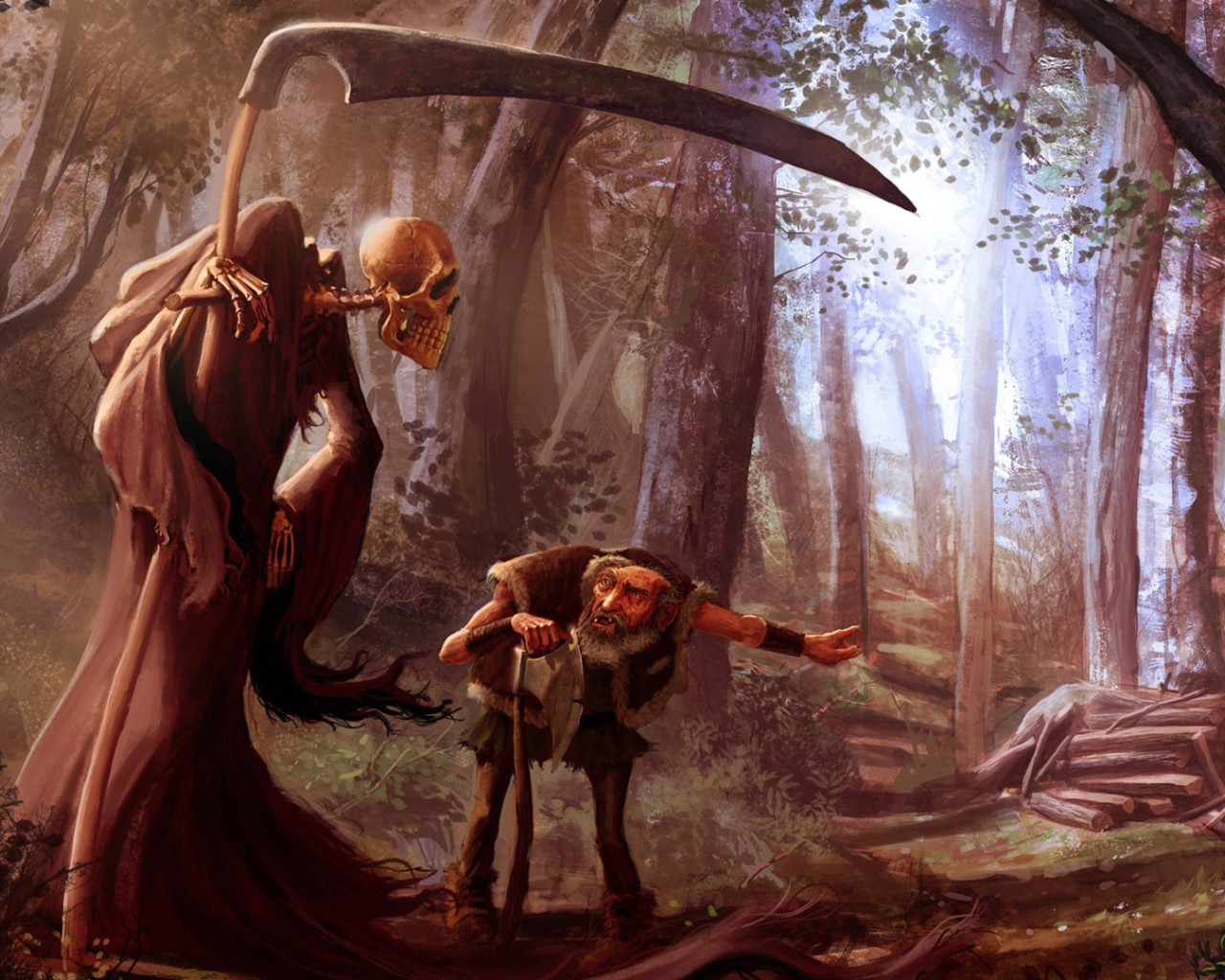 Гном и смерть в лесу