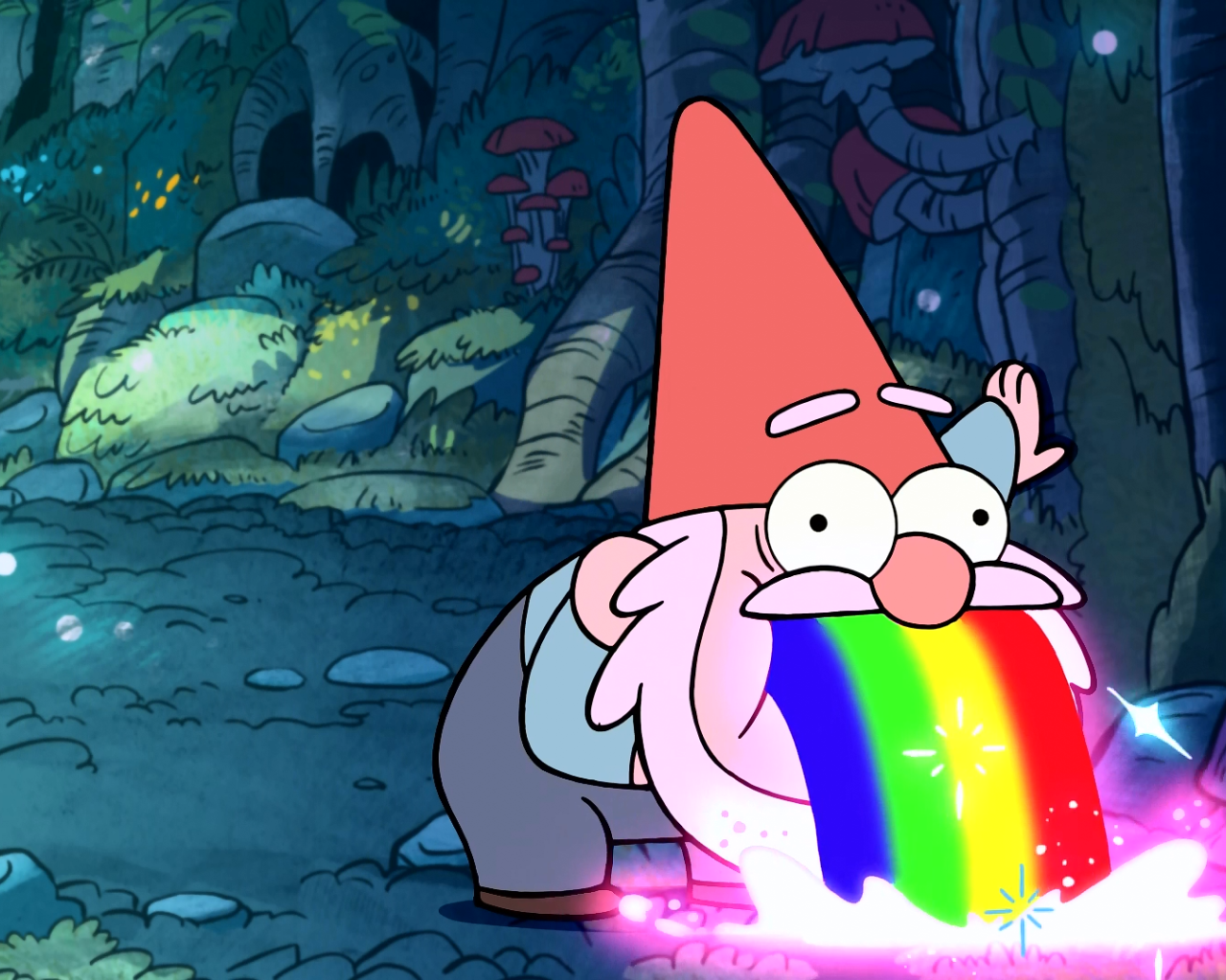 Гном и радуга