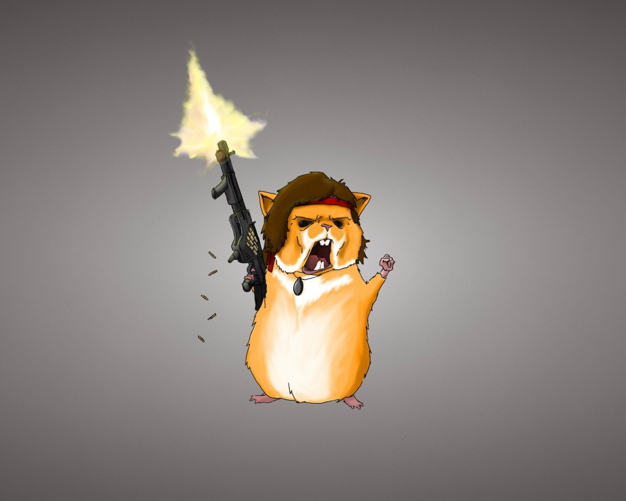 Хомяк с оружием