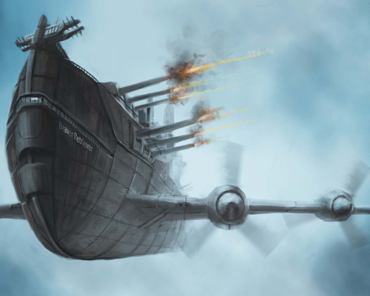 Гибрид подводной лодки и самолета