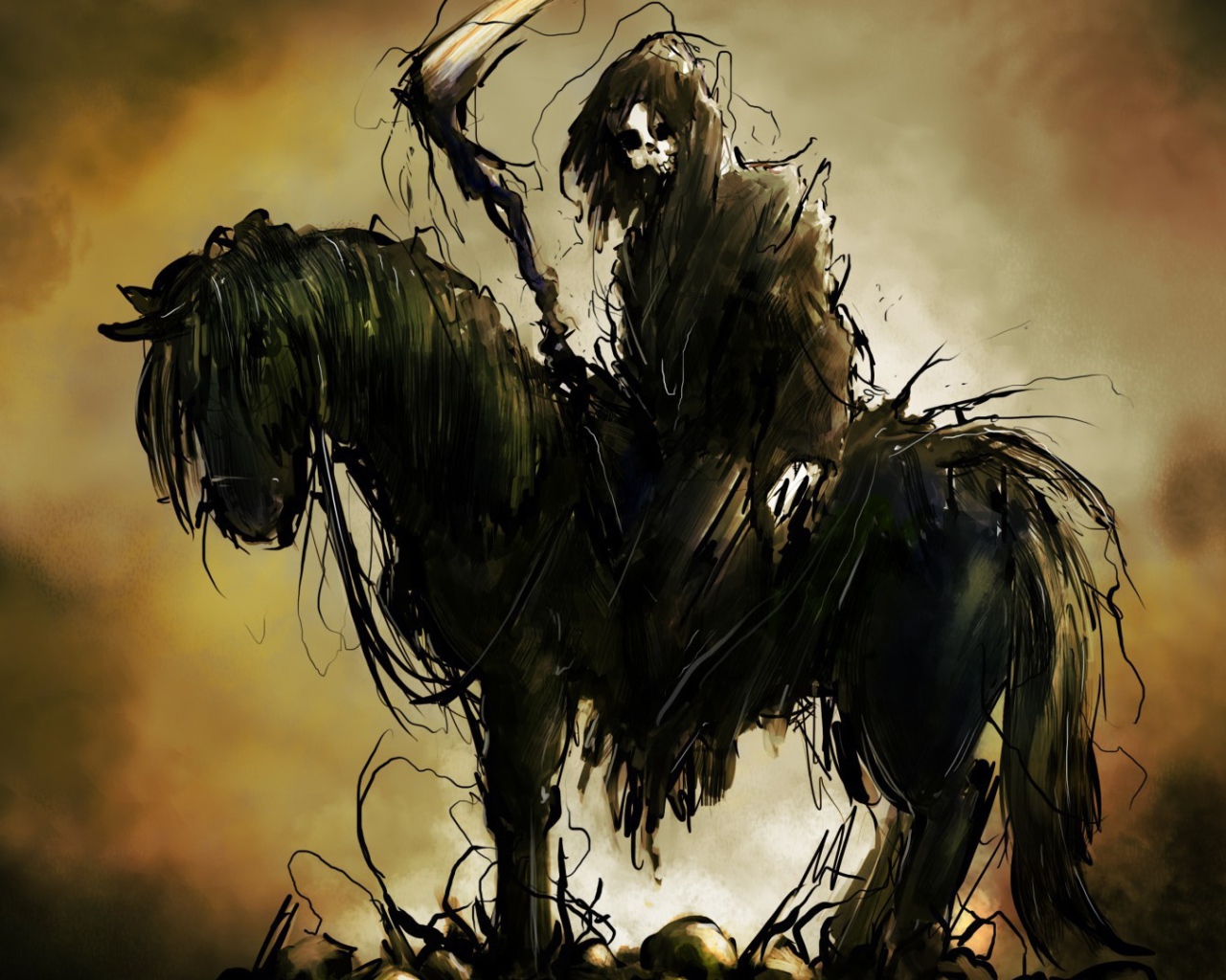 Неотвратимый всадник на коне