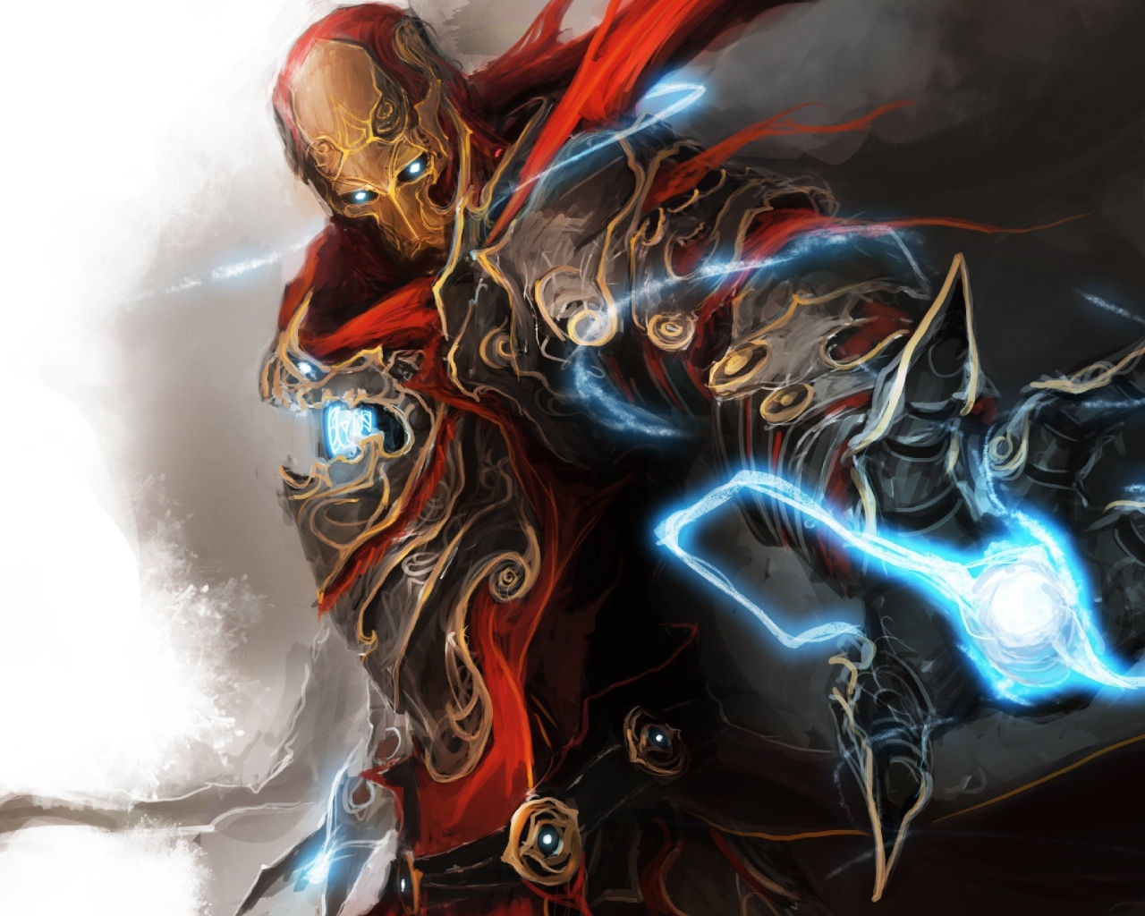 Железный человек в Мстителях,  фэнтези арт