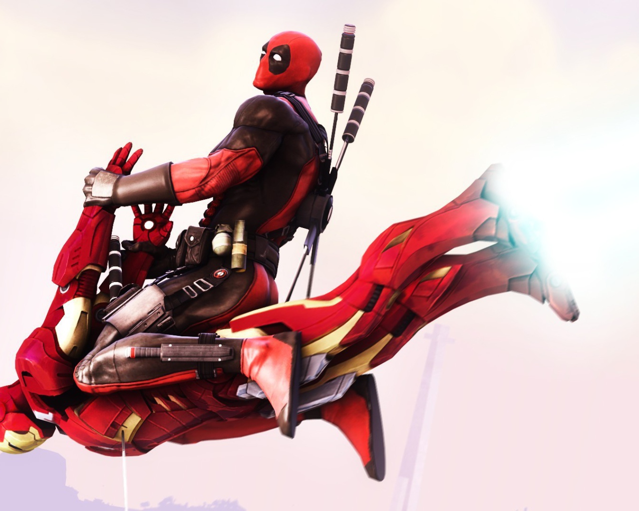 Железный человек против Дэдпула