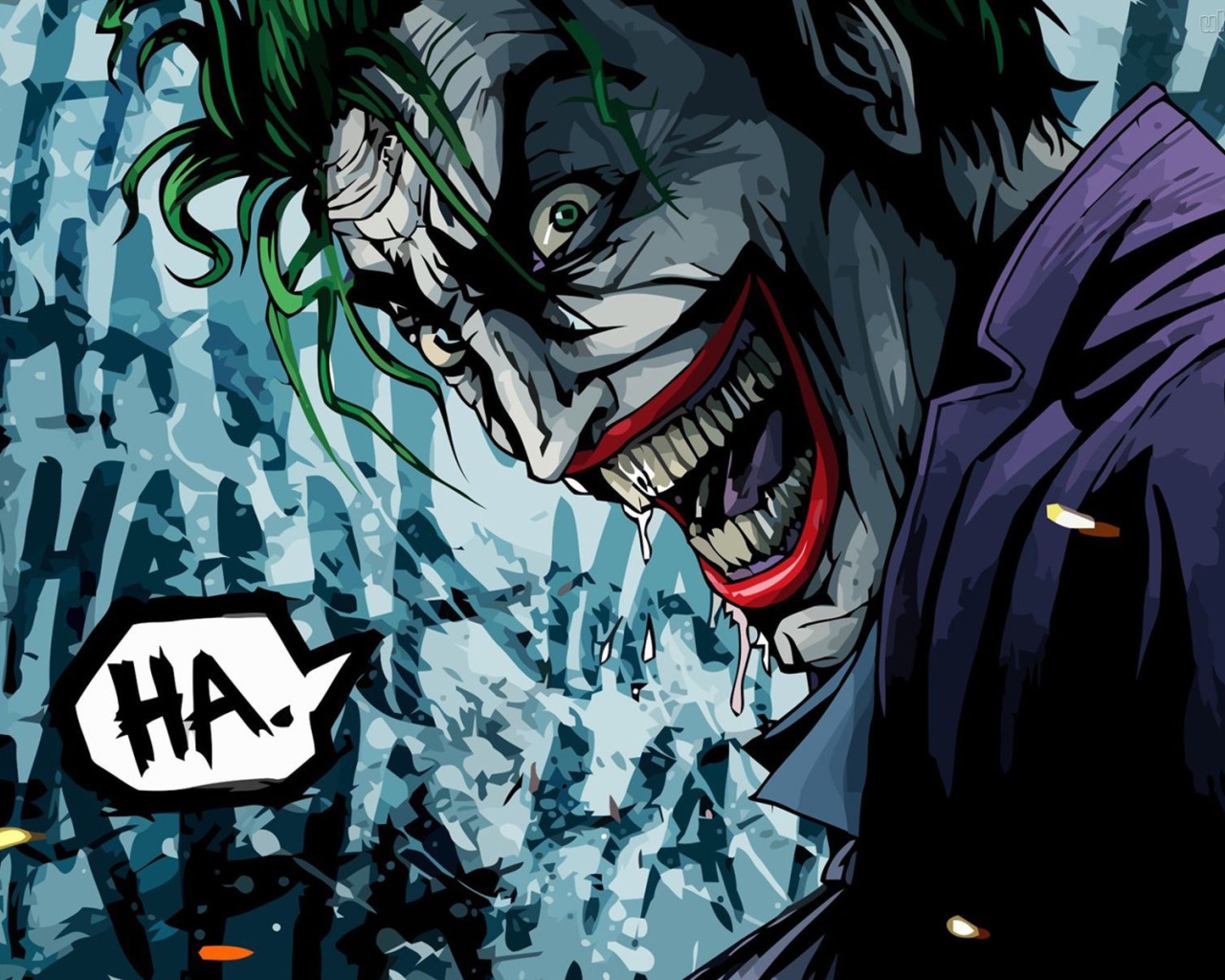 Джокер говорит Ха
