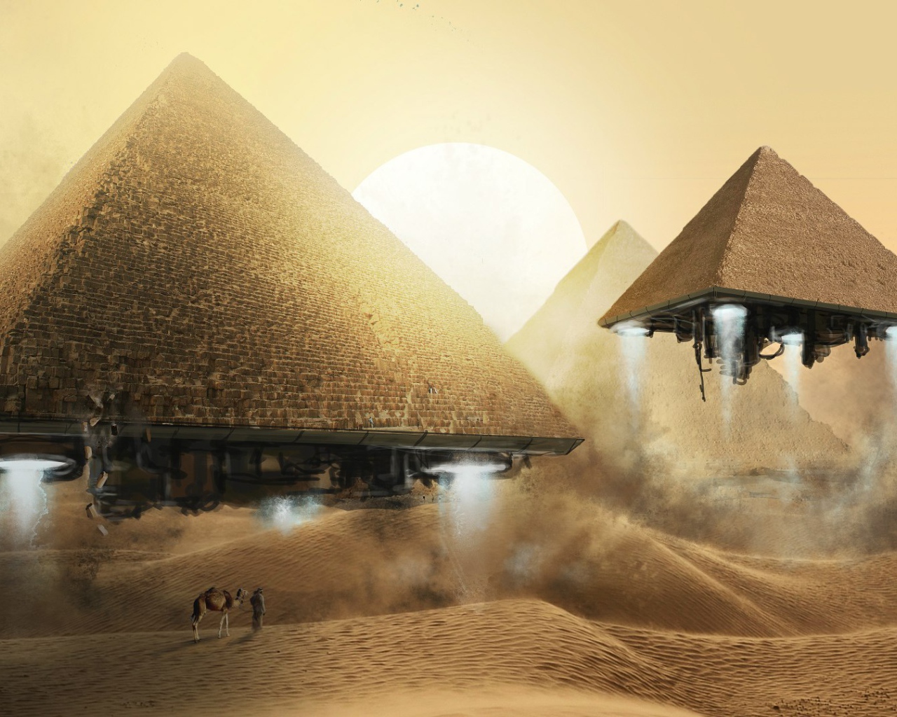 Приземление египетских пирамид