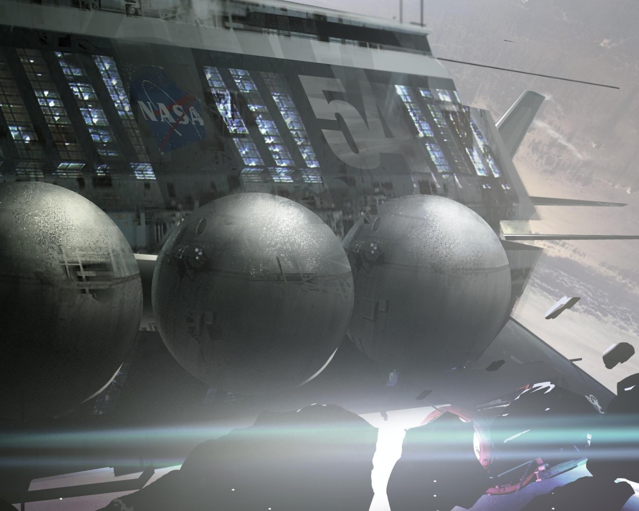 Космический корабль НАСА в будущем