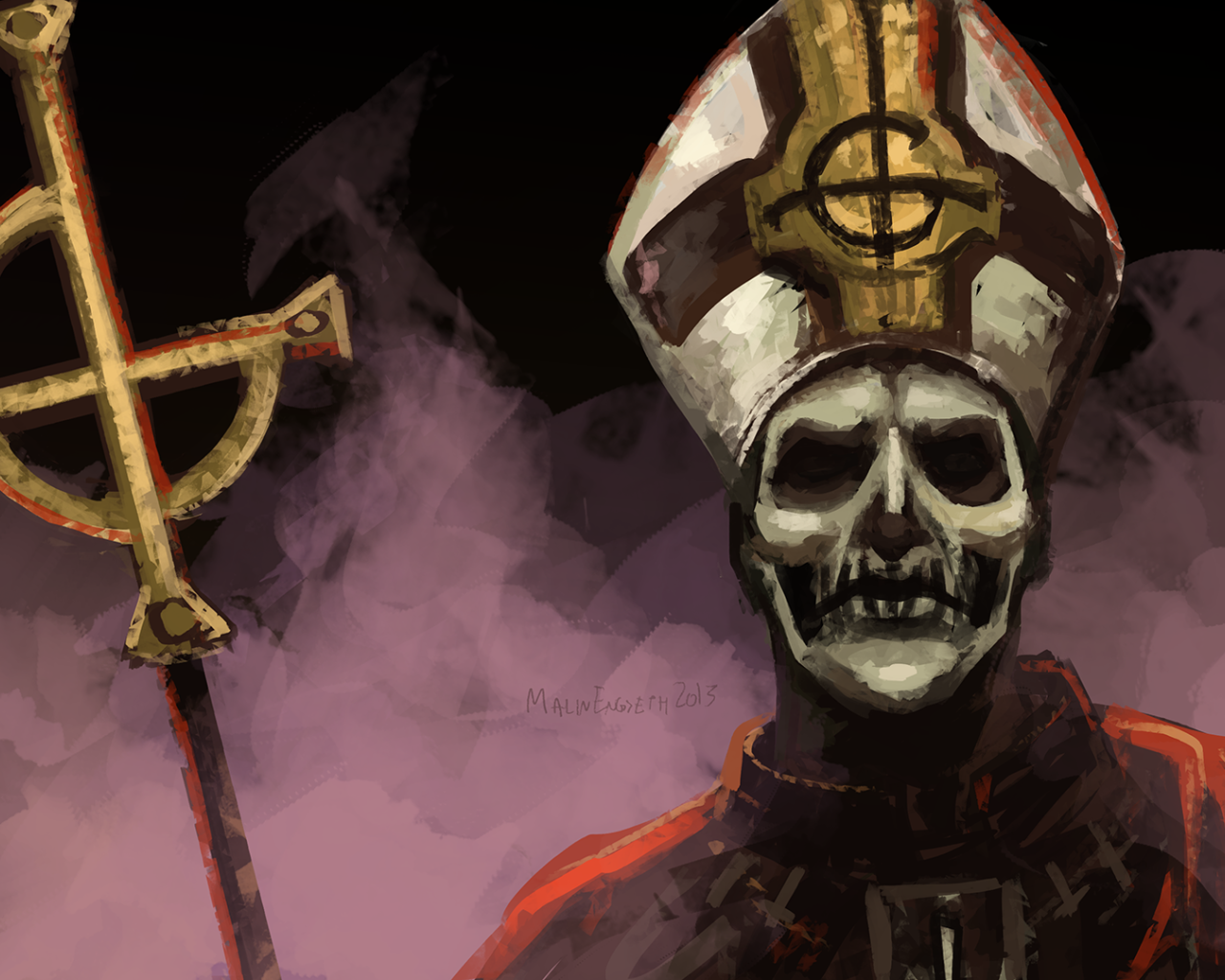 Папа римский скелет