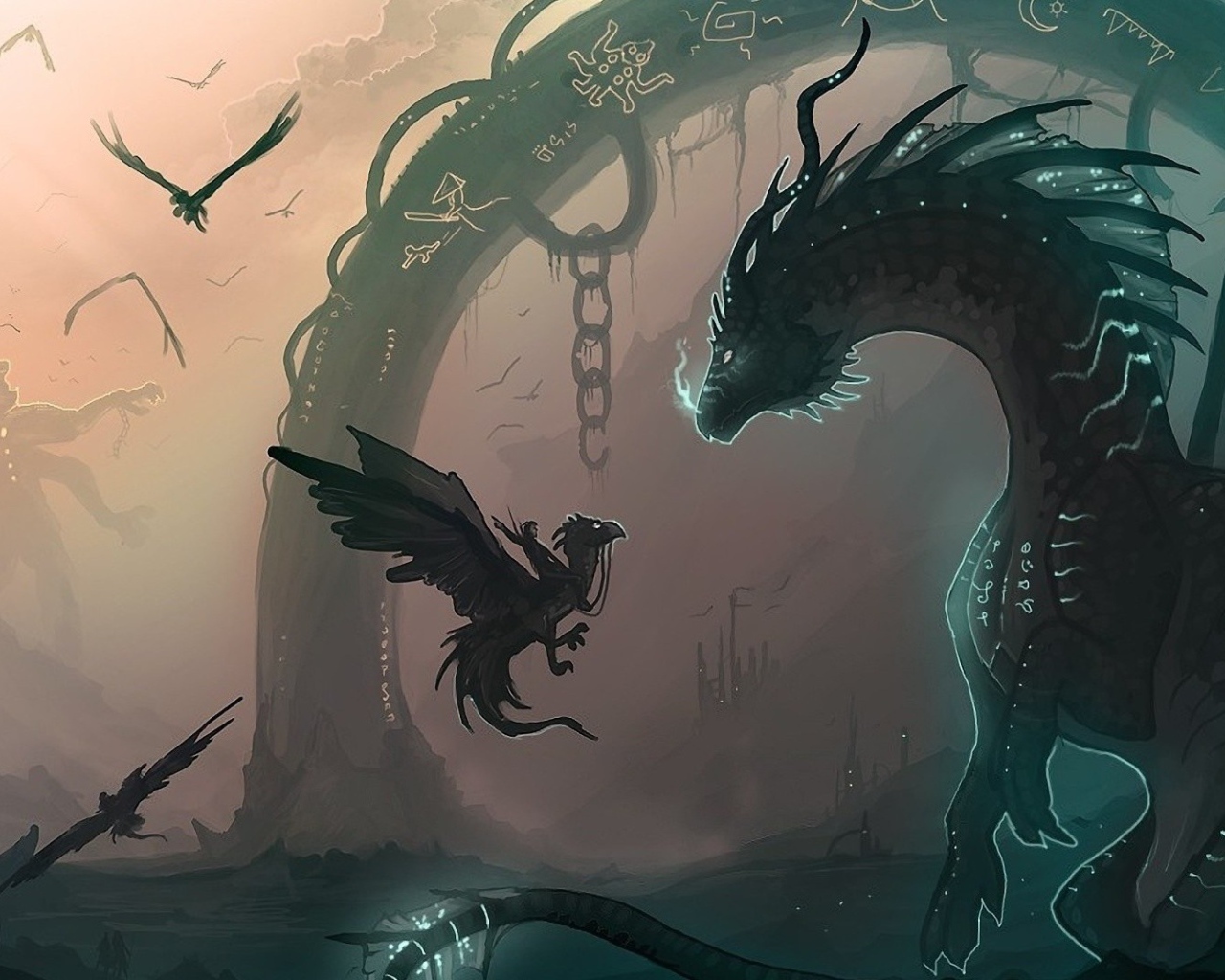 Всадник на маленьком драконе