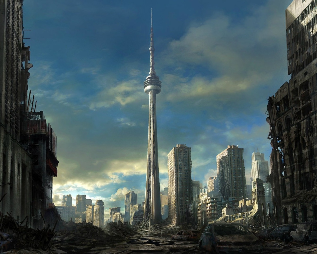 Руины Торонто, постапокалипсис