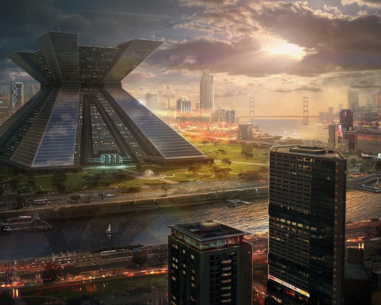 Сан-Франциско в далеком будущем