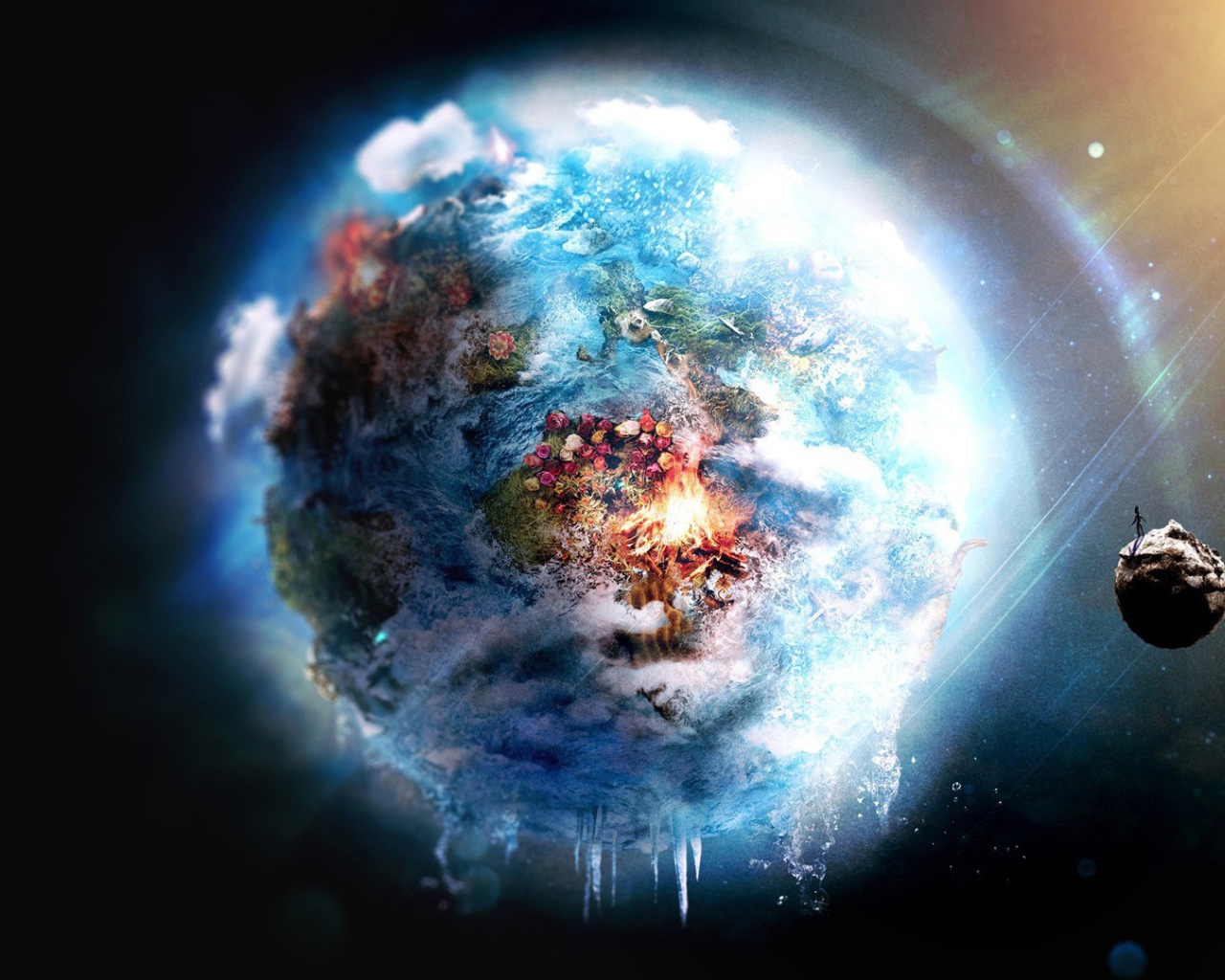 Маленькая планета полная жизни