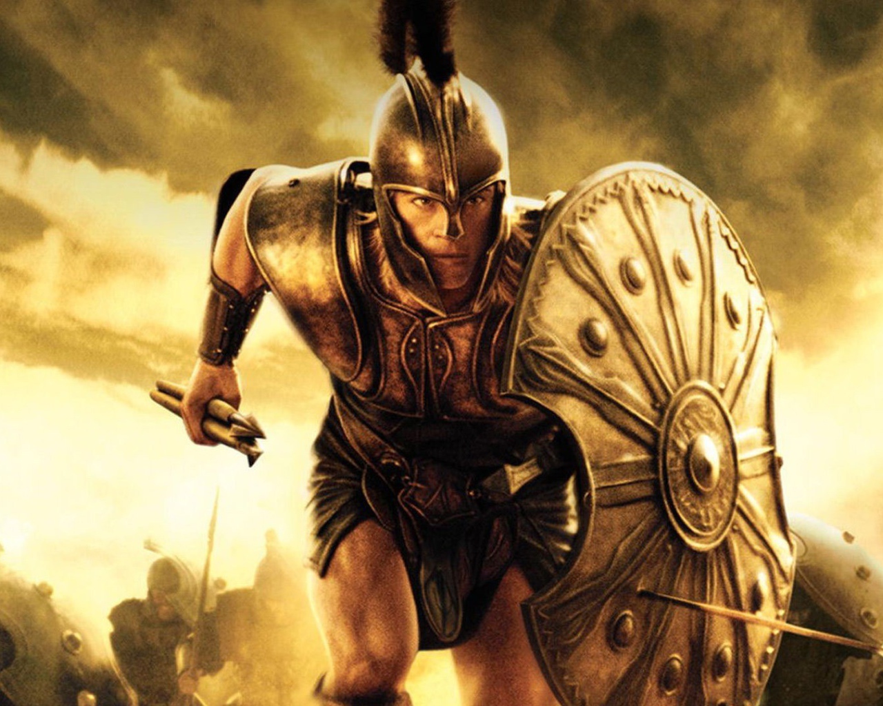 Спартанец идет в бой