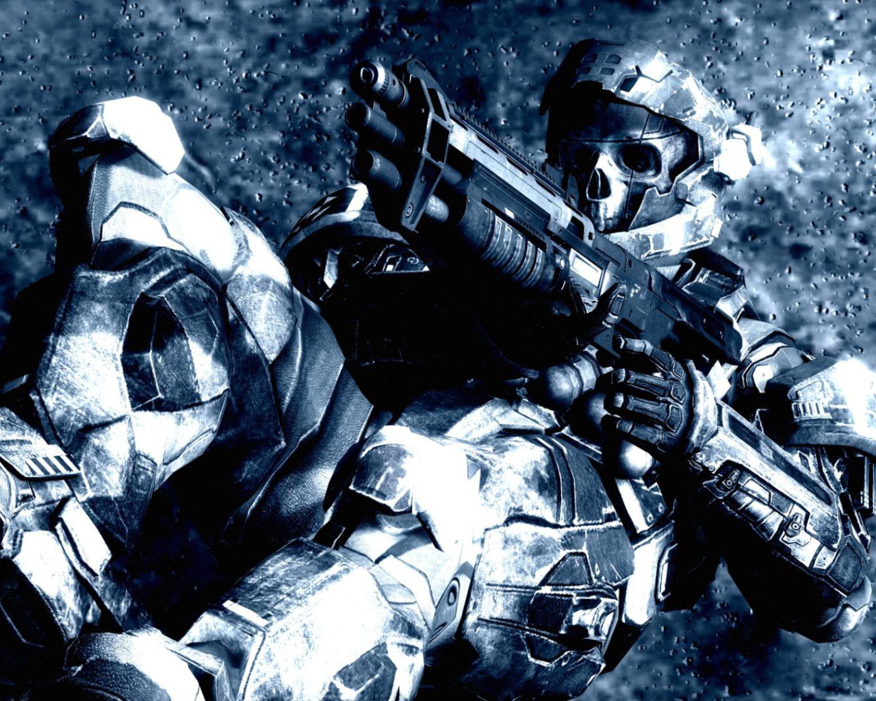 Замерзший солдат космического спецназа