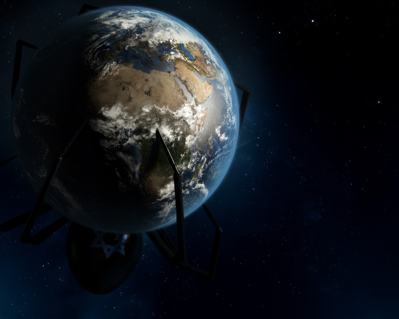 Паук охватил планету Земля