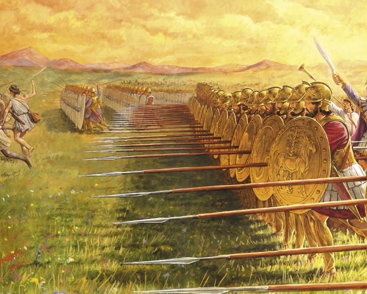 Римская армия наступает