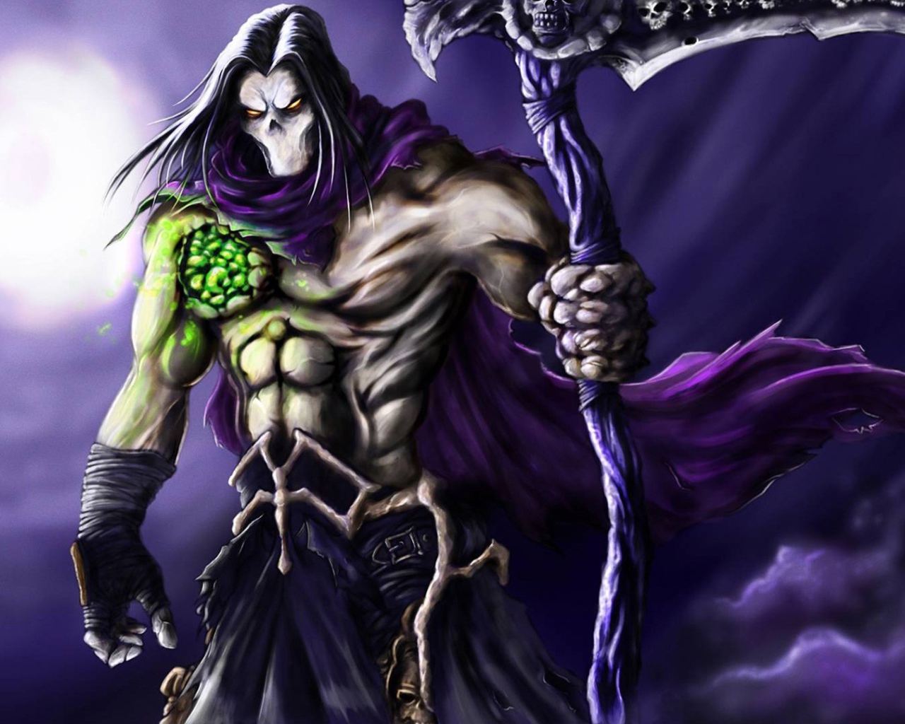 Кислотный герой с косой