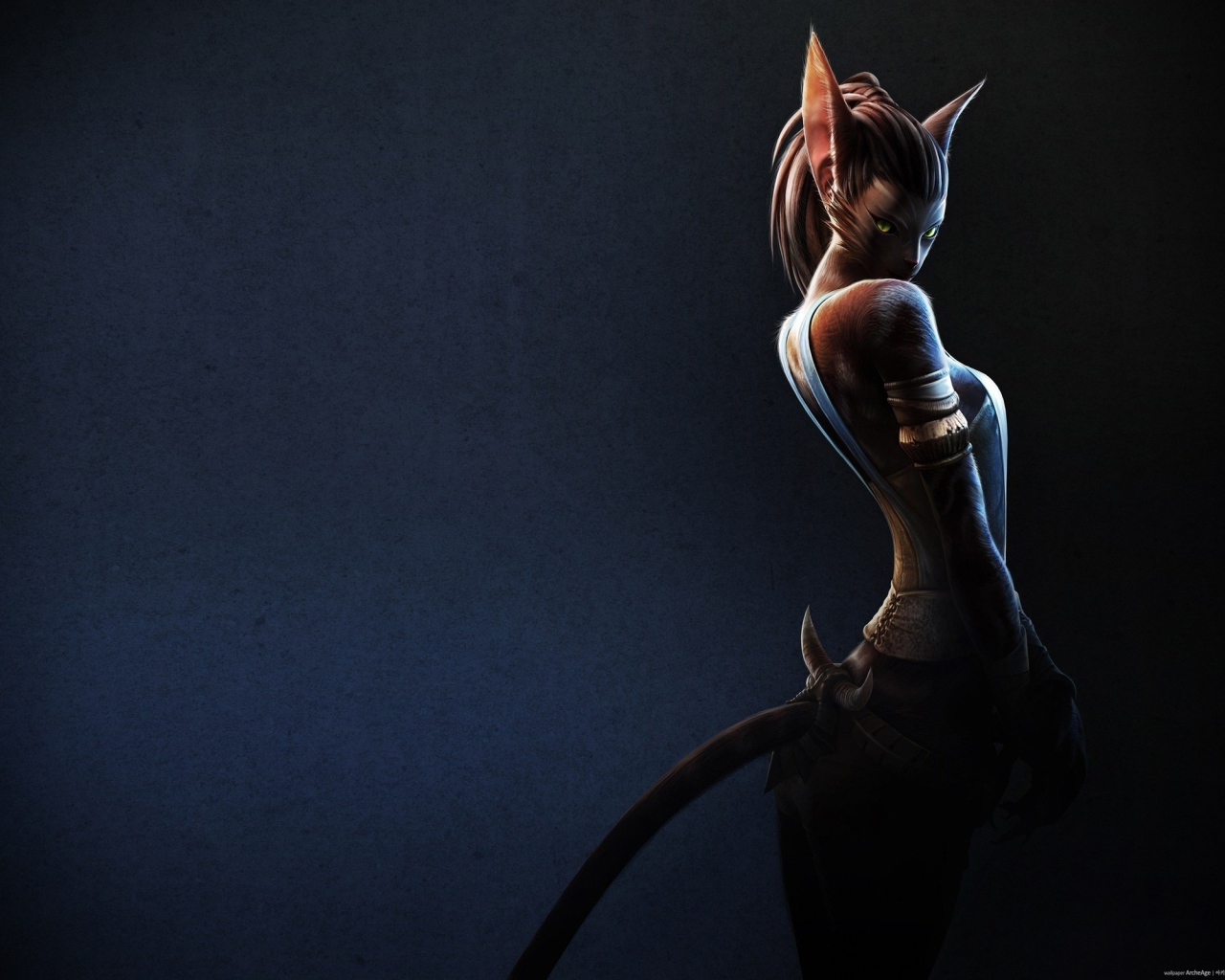 Девушка кошка, фэнтези