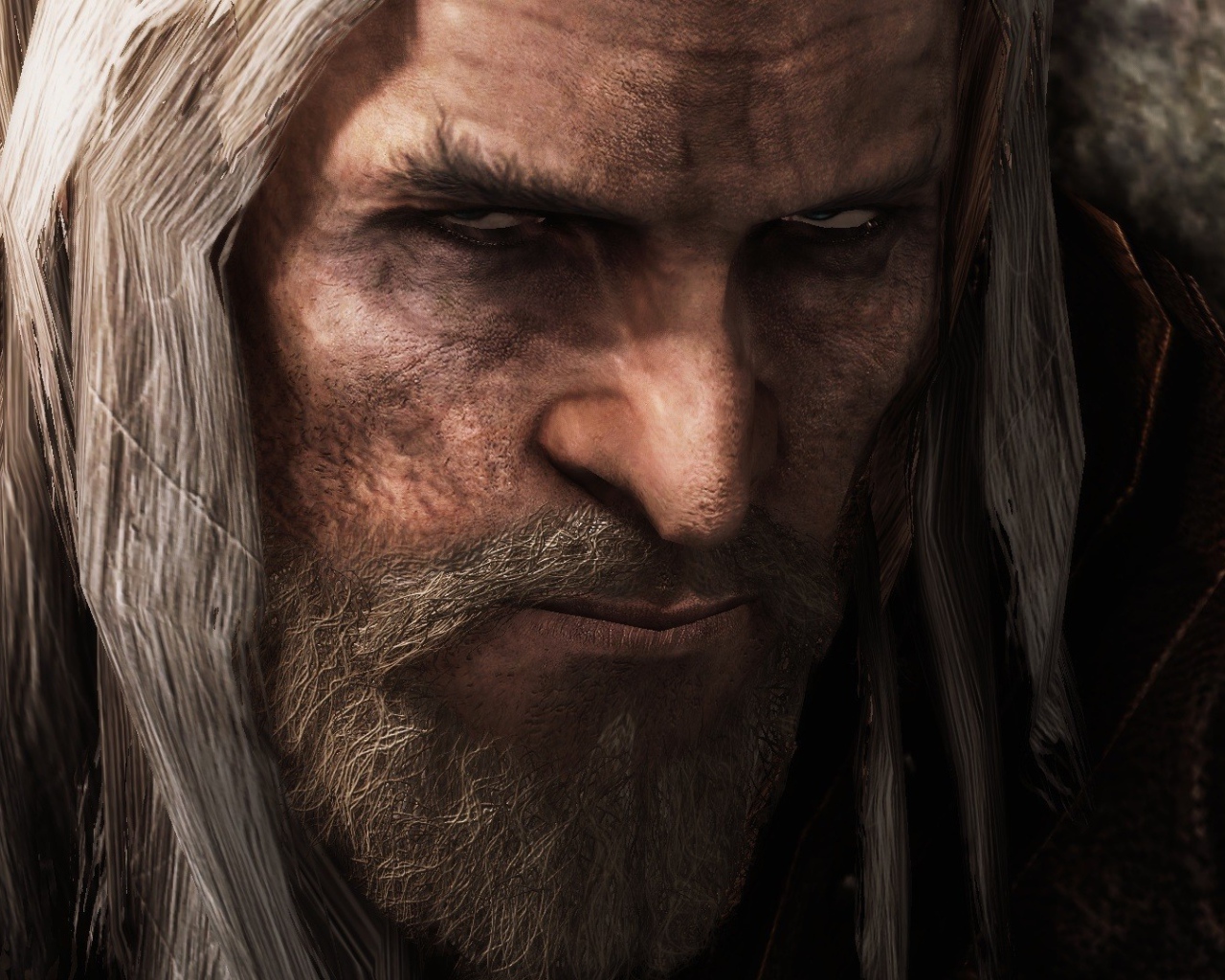 Седой маг с длинными волосами