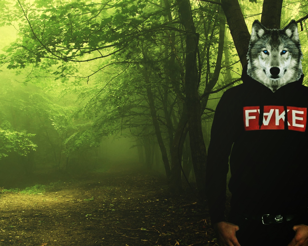 Человек с головой волка