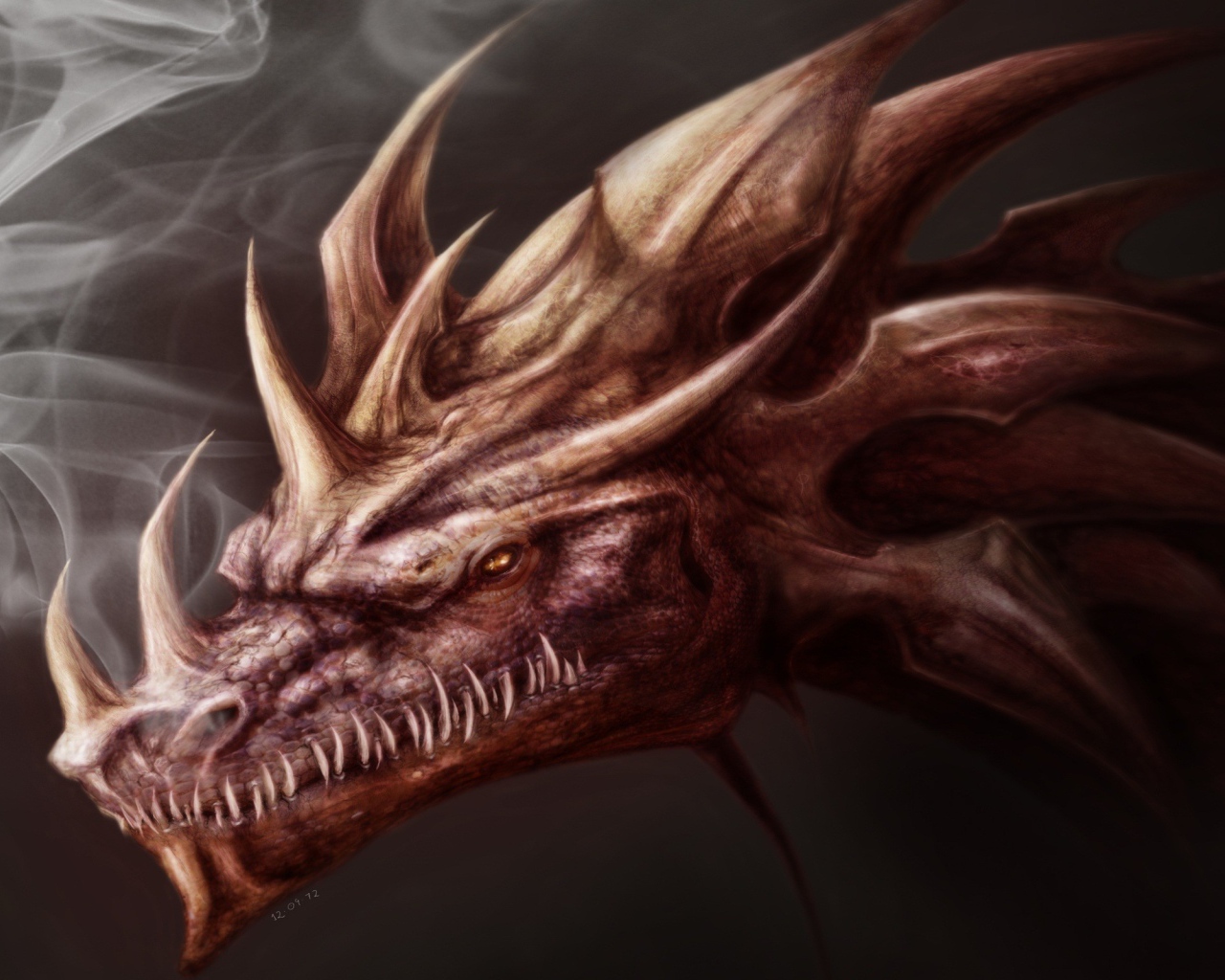 Дым из ноздрей дракона