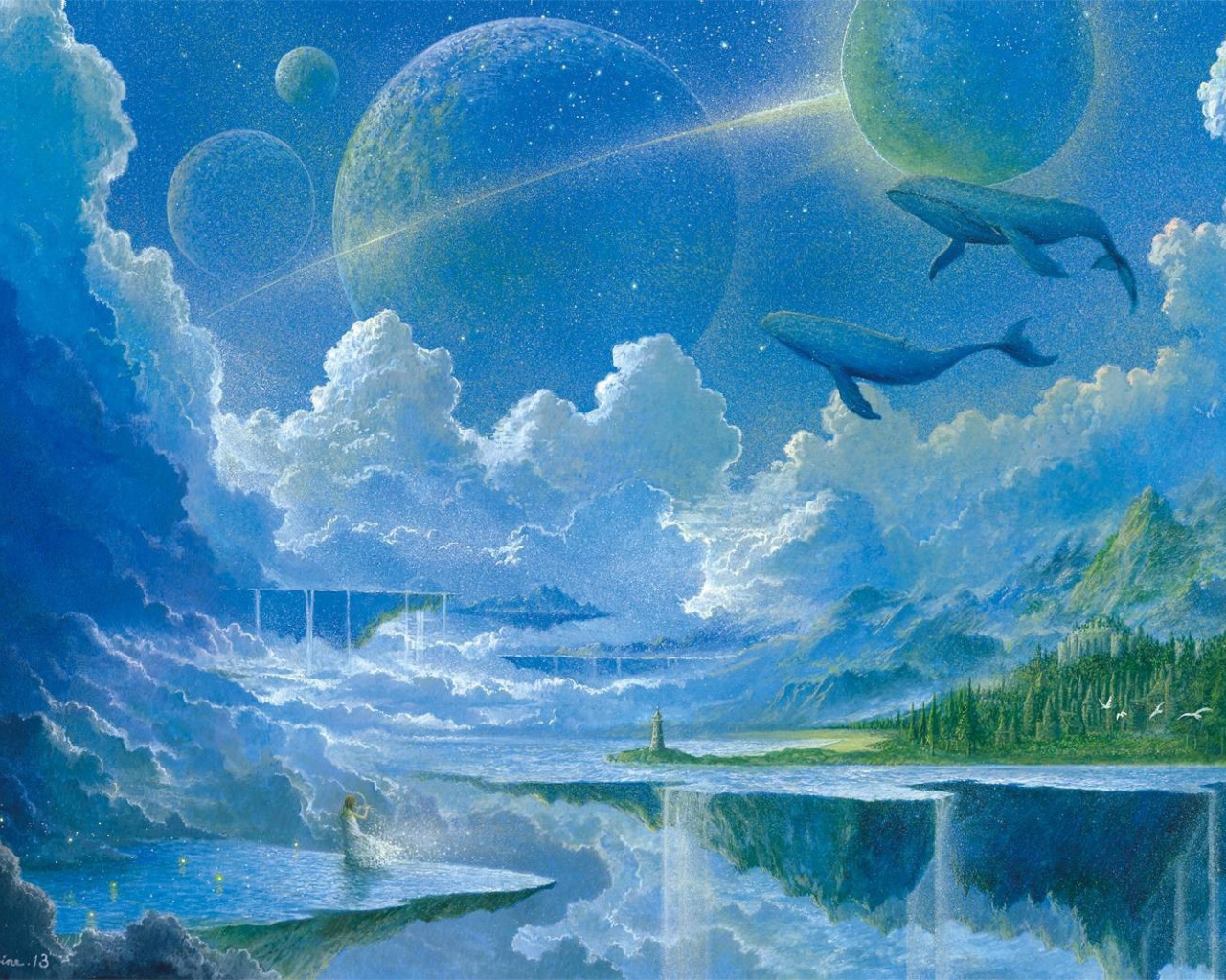 Мир в котором киты летают в небе
