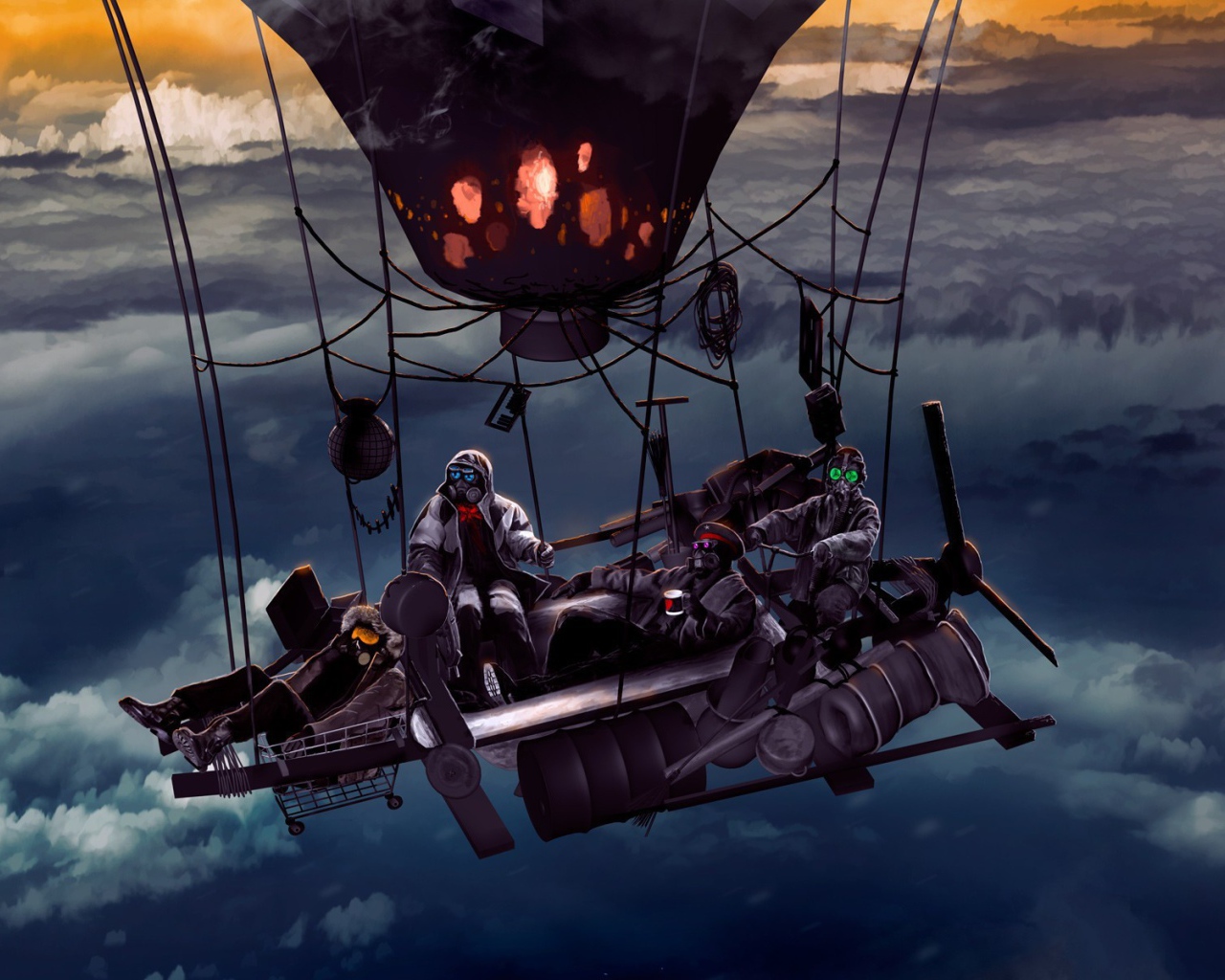 Путешествие над облаками после апокалипсиса