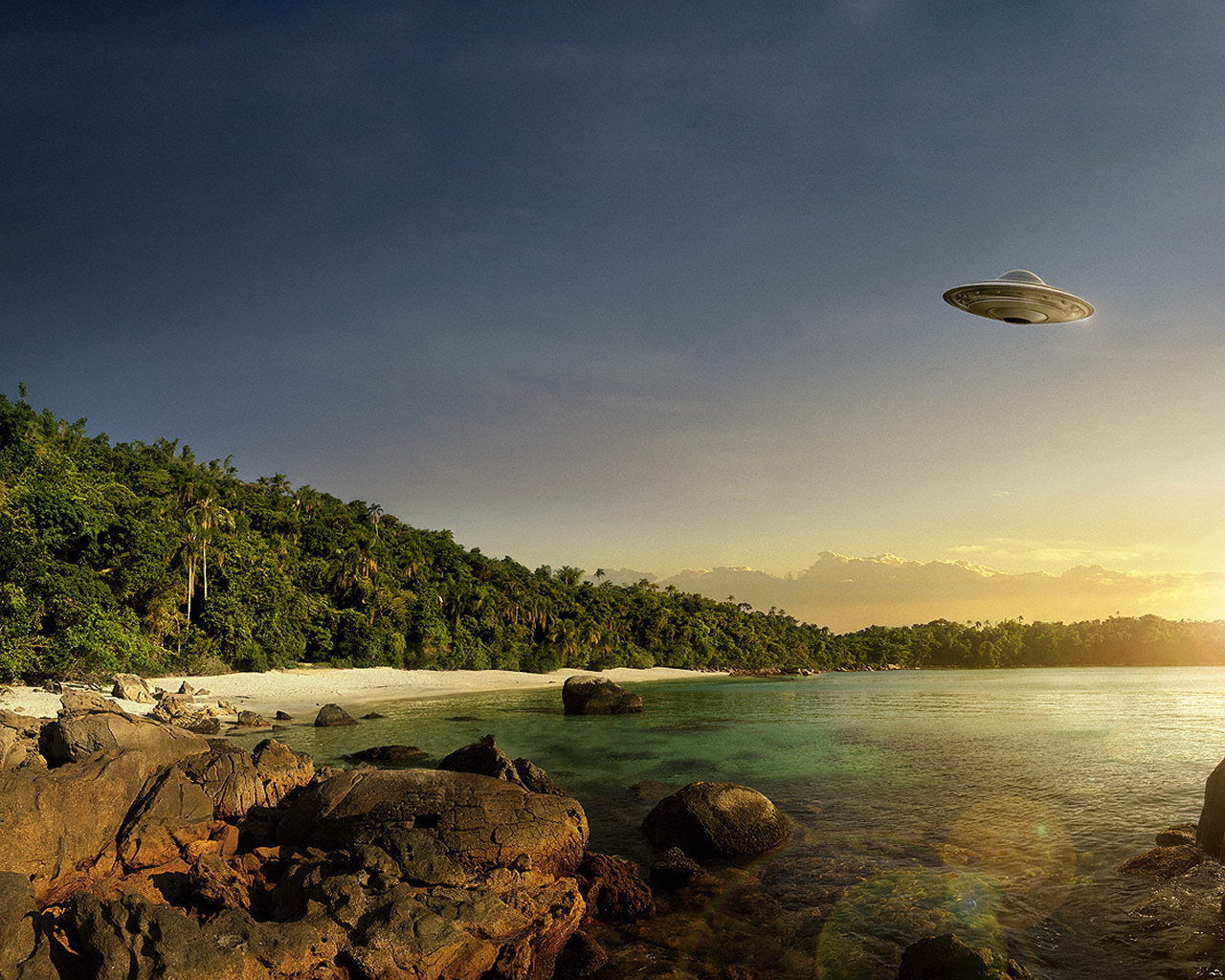 НЛО над озером