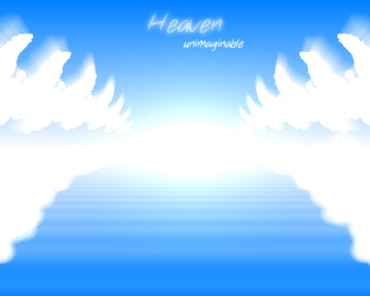 Белые ангелы в небе