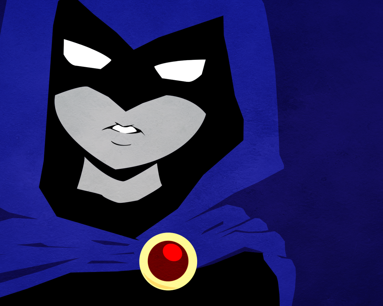 Персонаж комикса Юные Титаны в капюшоне