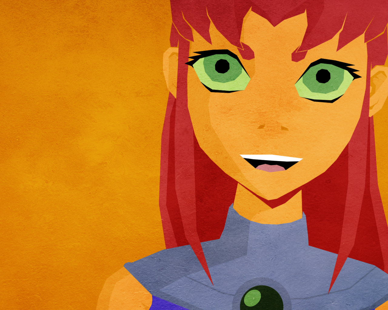 Девушка из комикса Юные Титаны