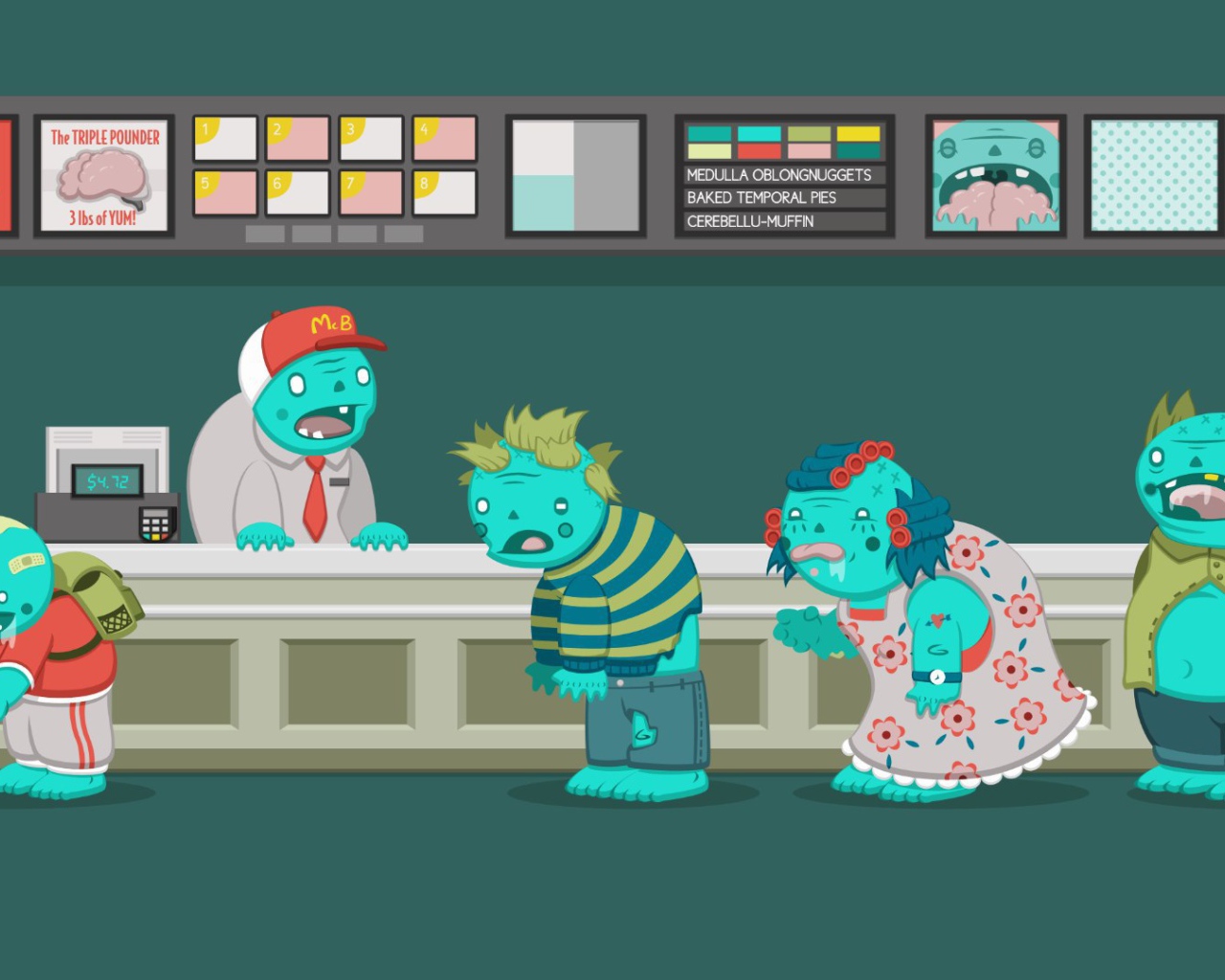 Зомби любят фаст-фуд