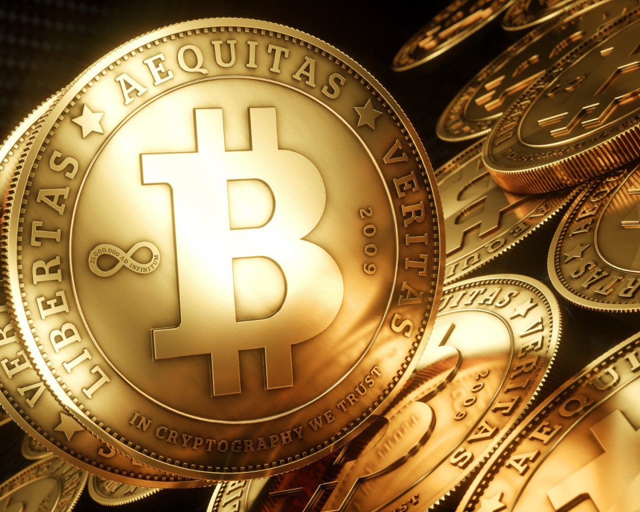 Деньги монеты биткоин