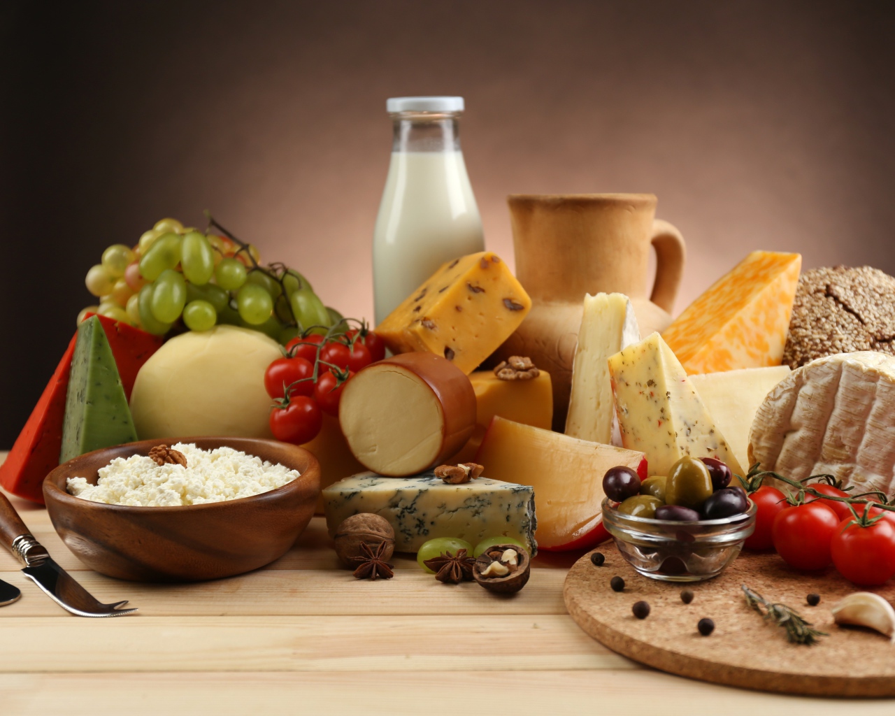 Разнообразие молочных сыров