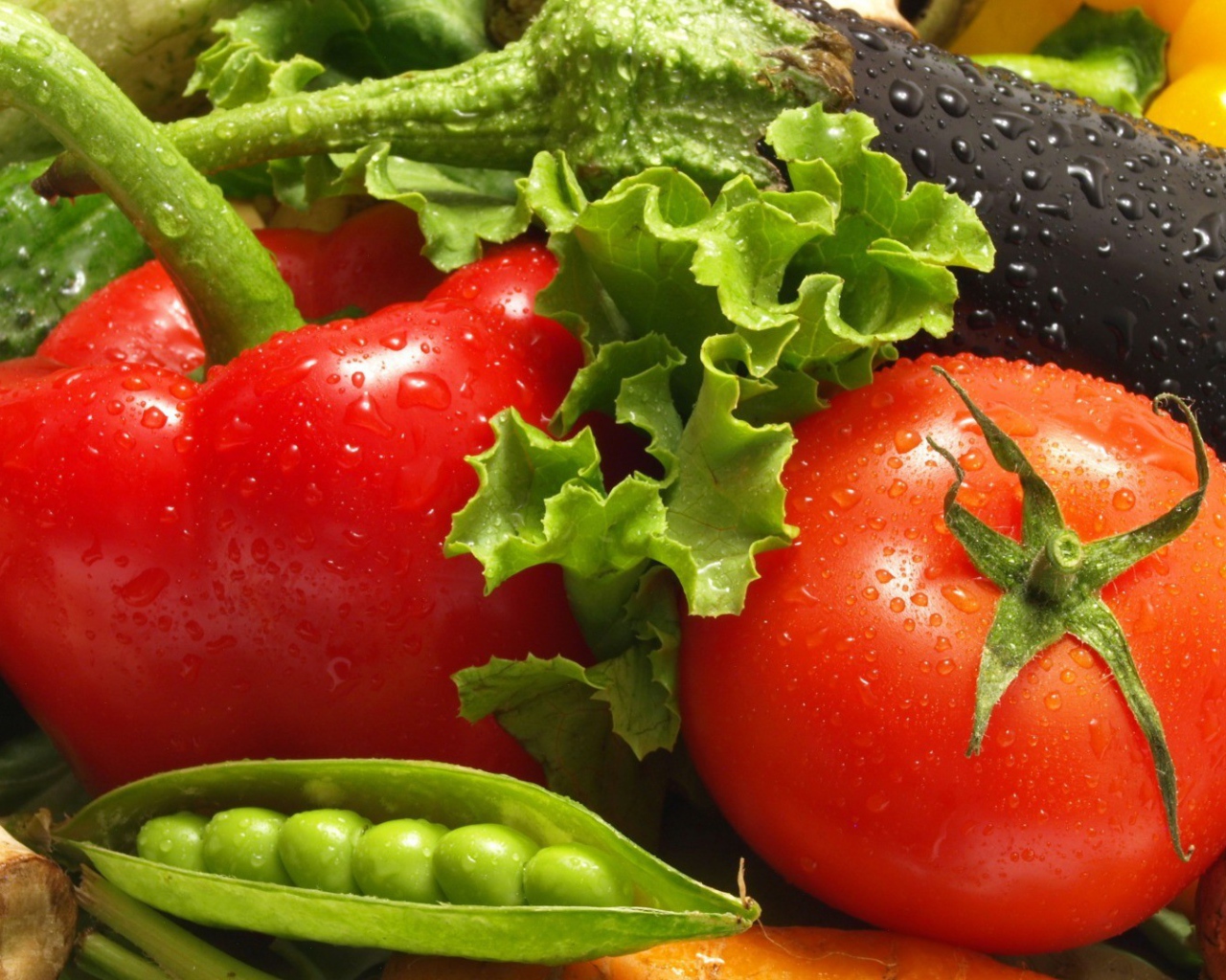 Овощи для весеннего салата