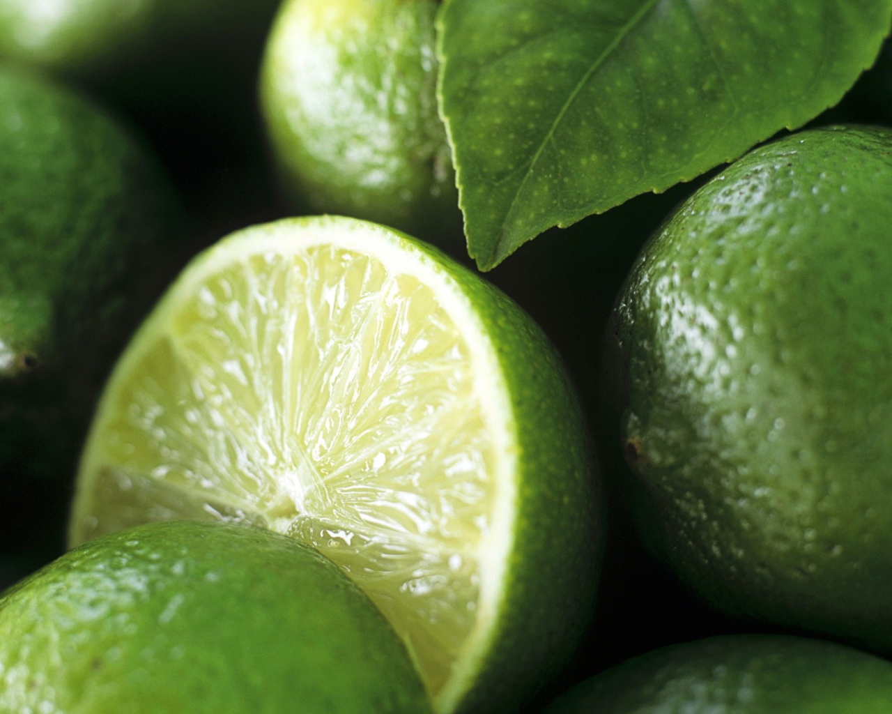 Листик на лаймах