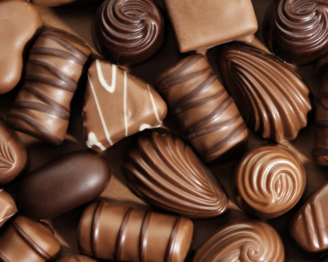 Красивые шоколадные конфеты