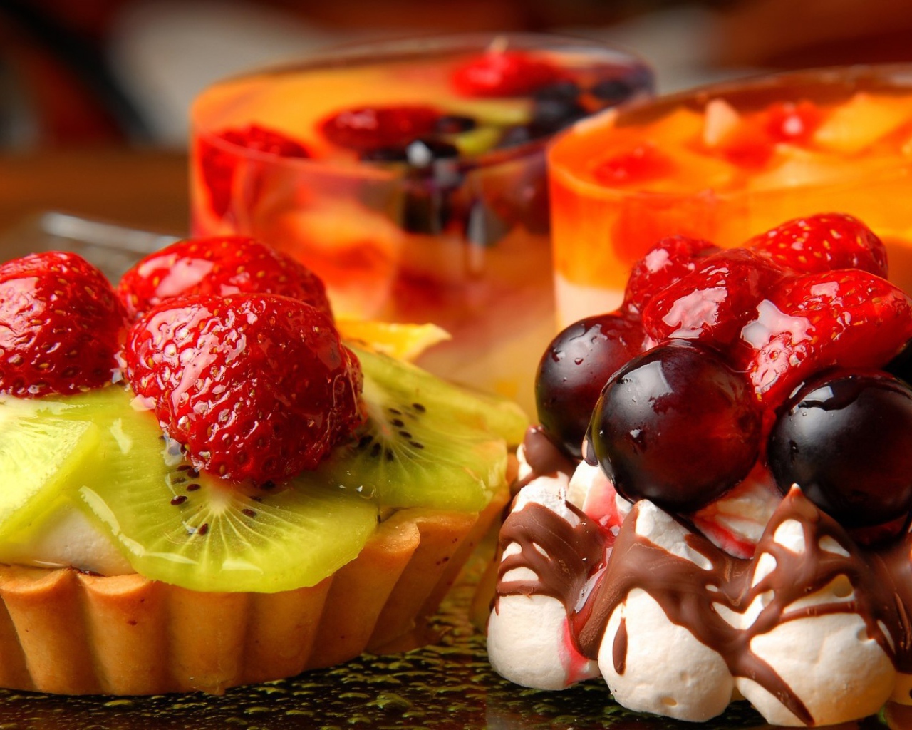 Тарталетки со сладкой начинкой