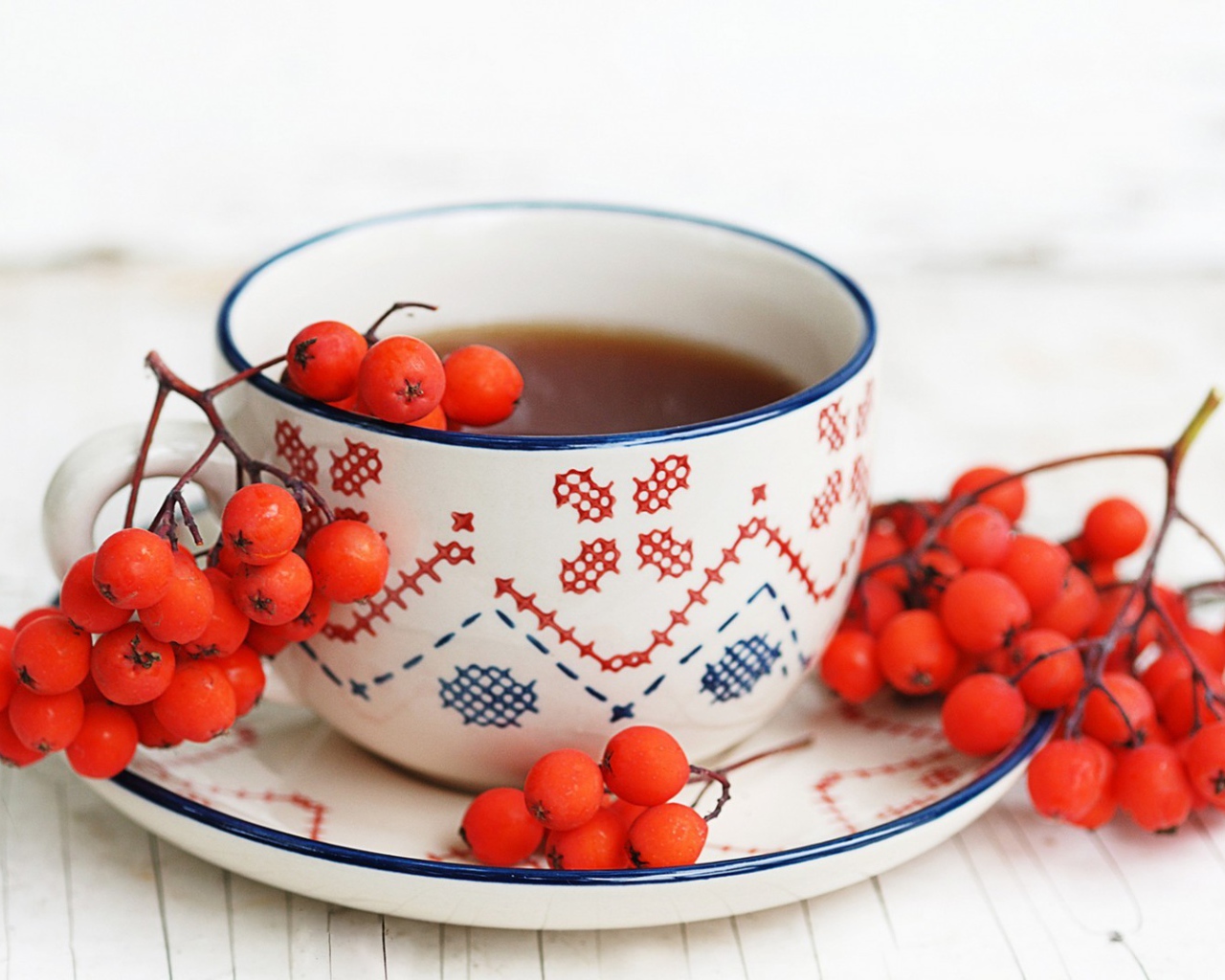 Согревающий отвар рябины