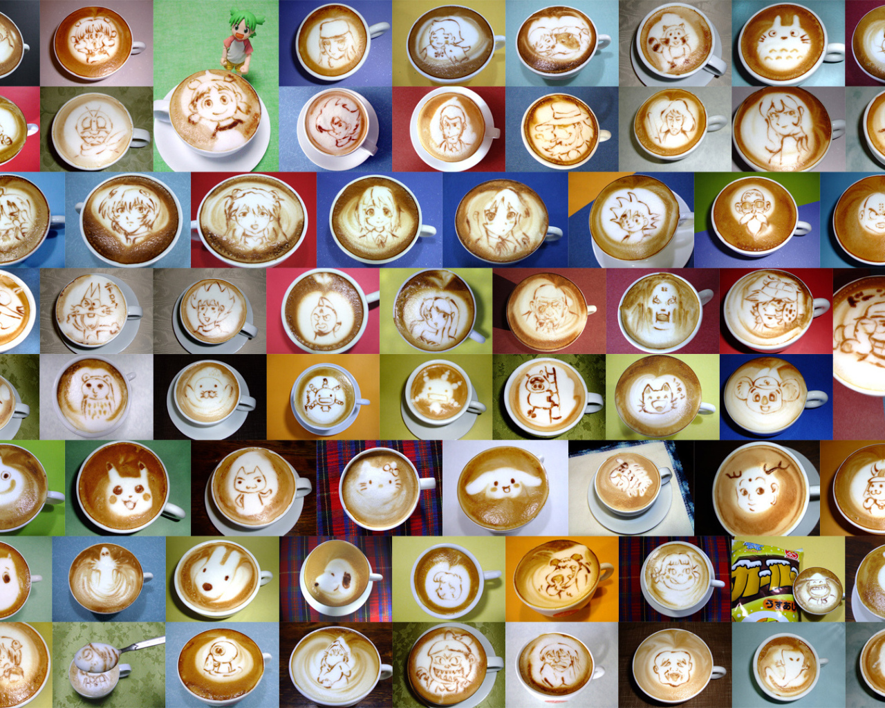 Рисунки на пенке