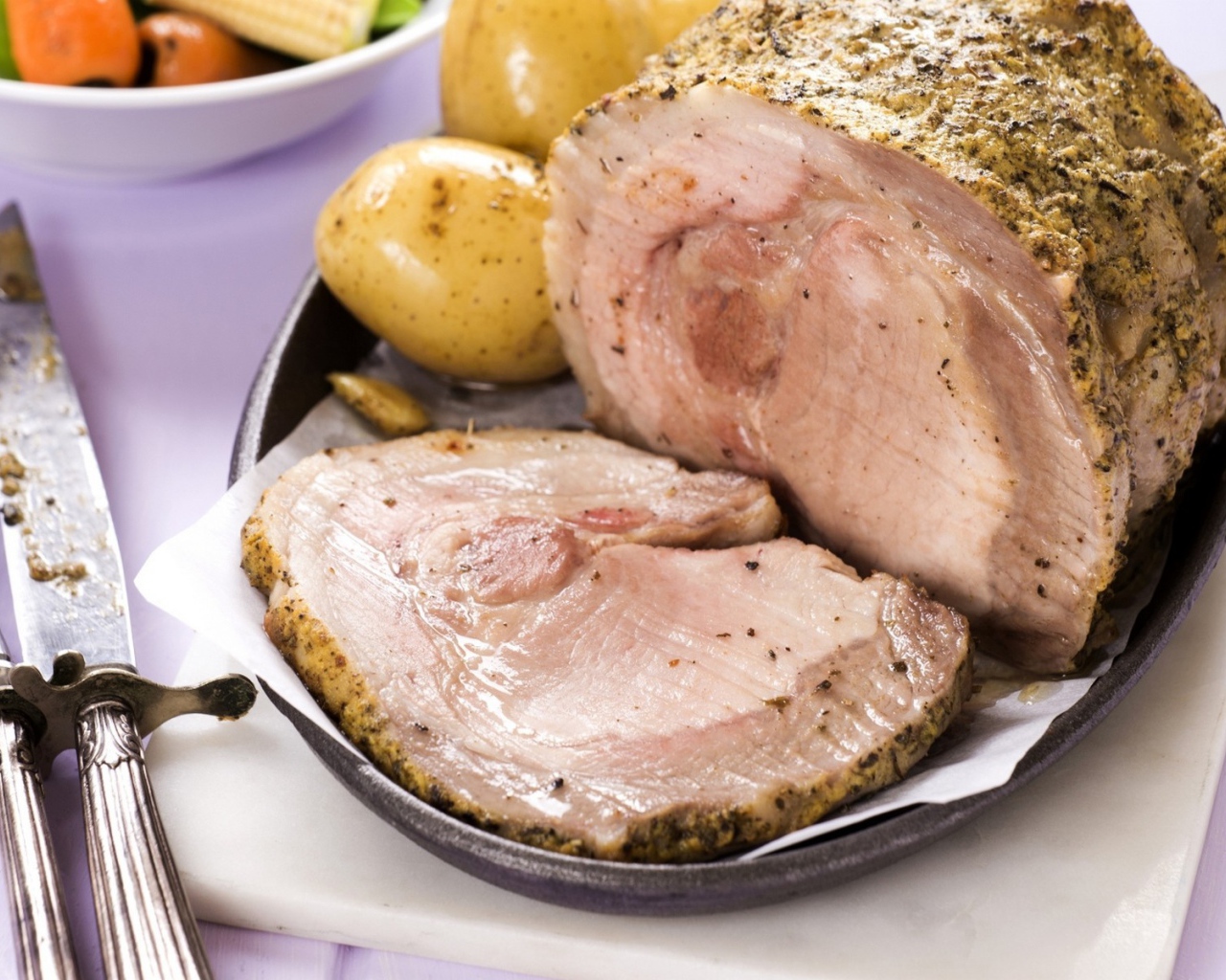 Запеченное с пряностями мясо