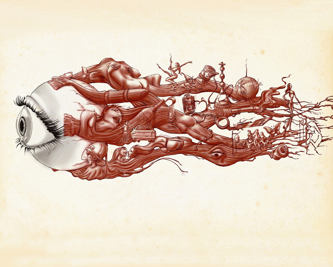 Глаз и его нервы