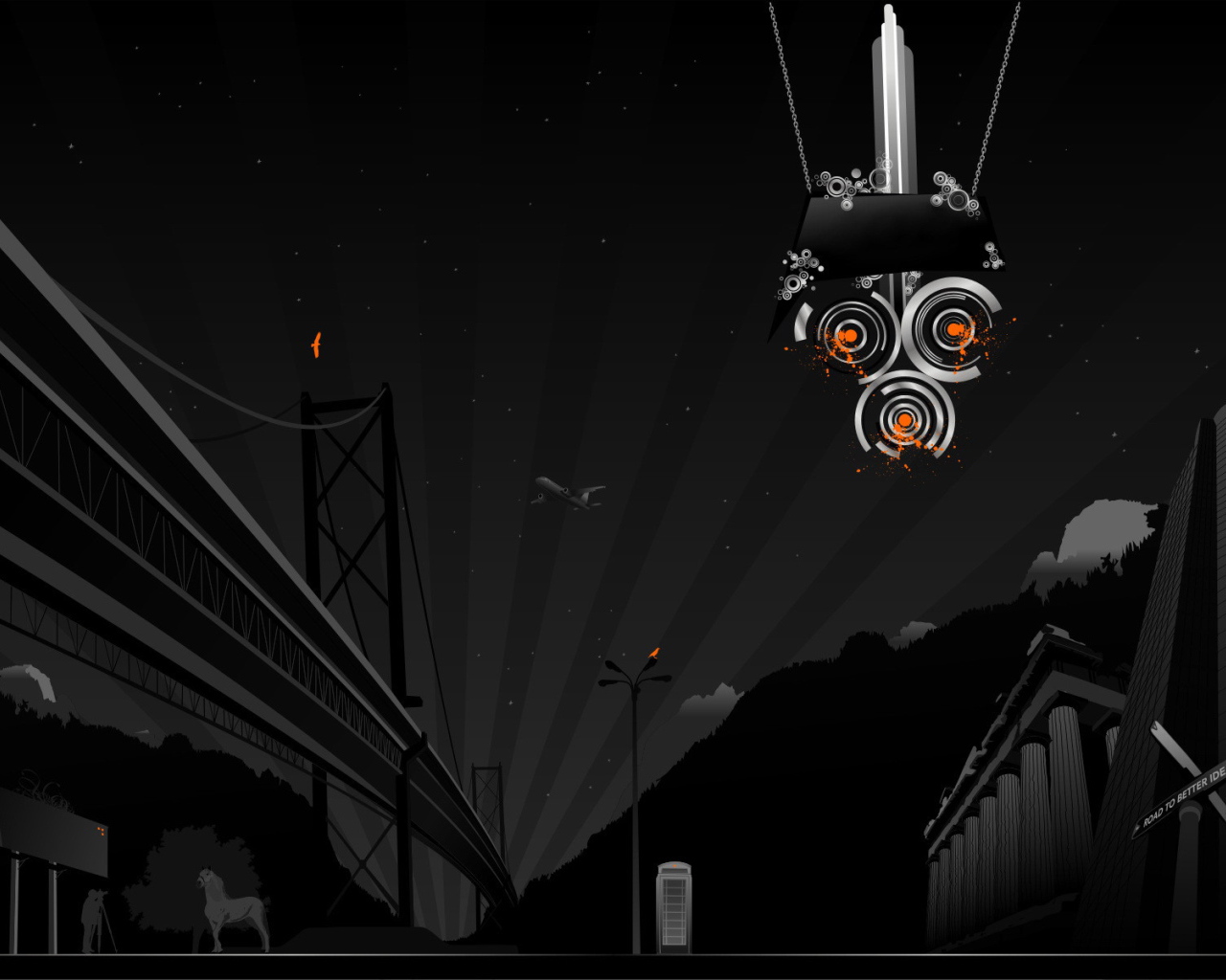 Светофор в виде черепа